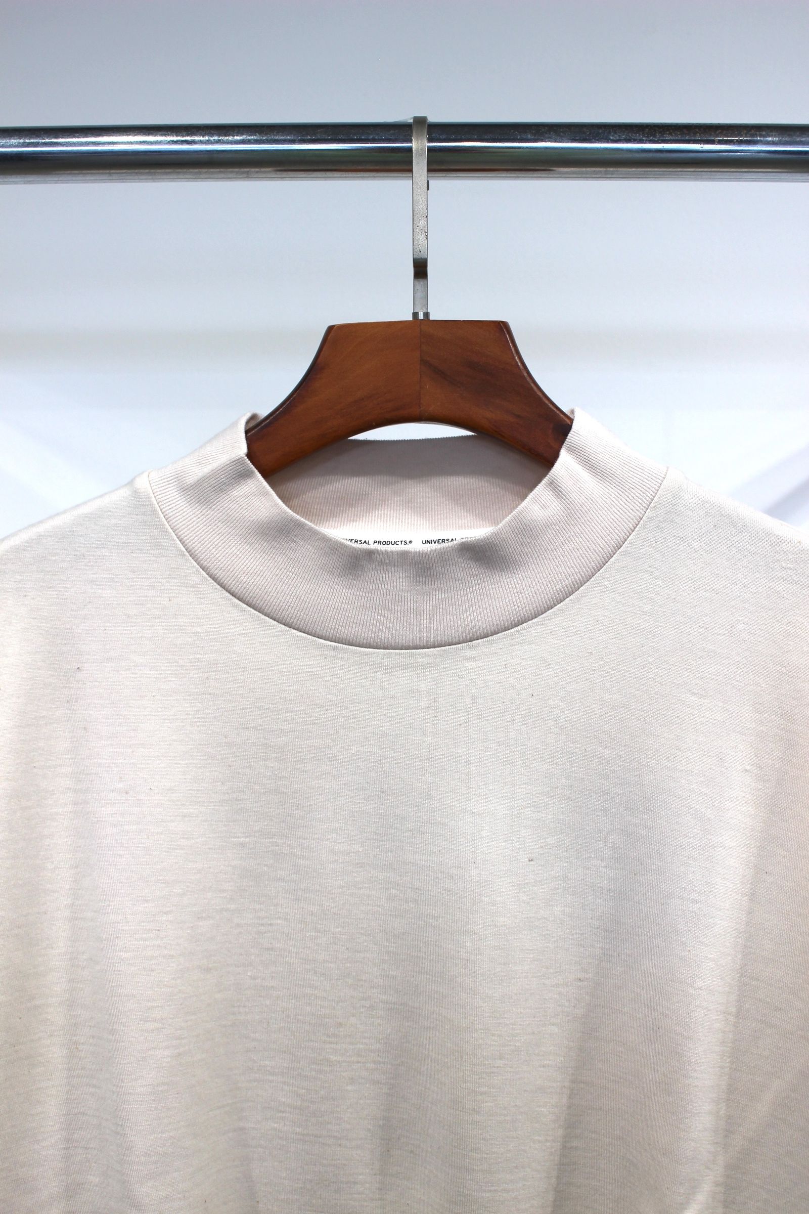 WOOL MOCK NECK SWEAT SHIRT | IVORY | カットソー