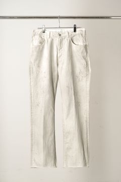 CUT-OFF LENGTH DENIM PANTS | WHITE | デニムパンツ