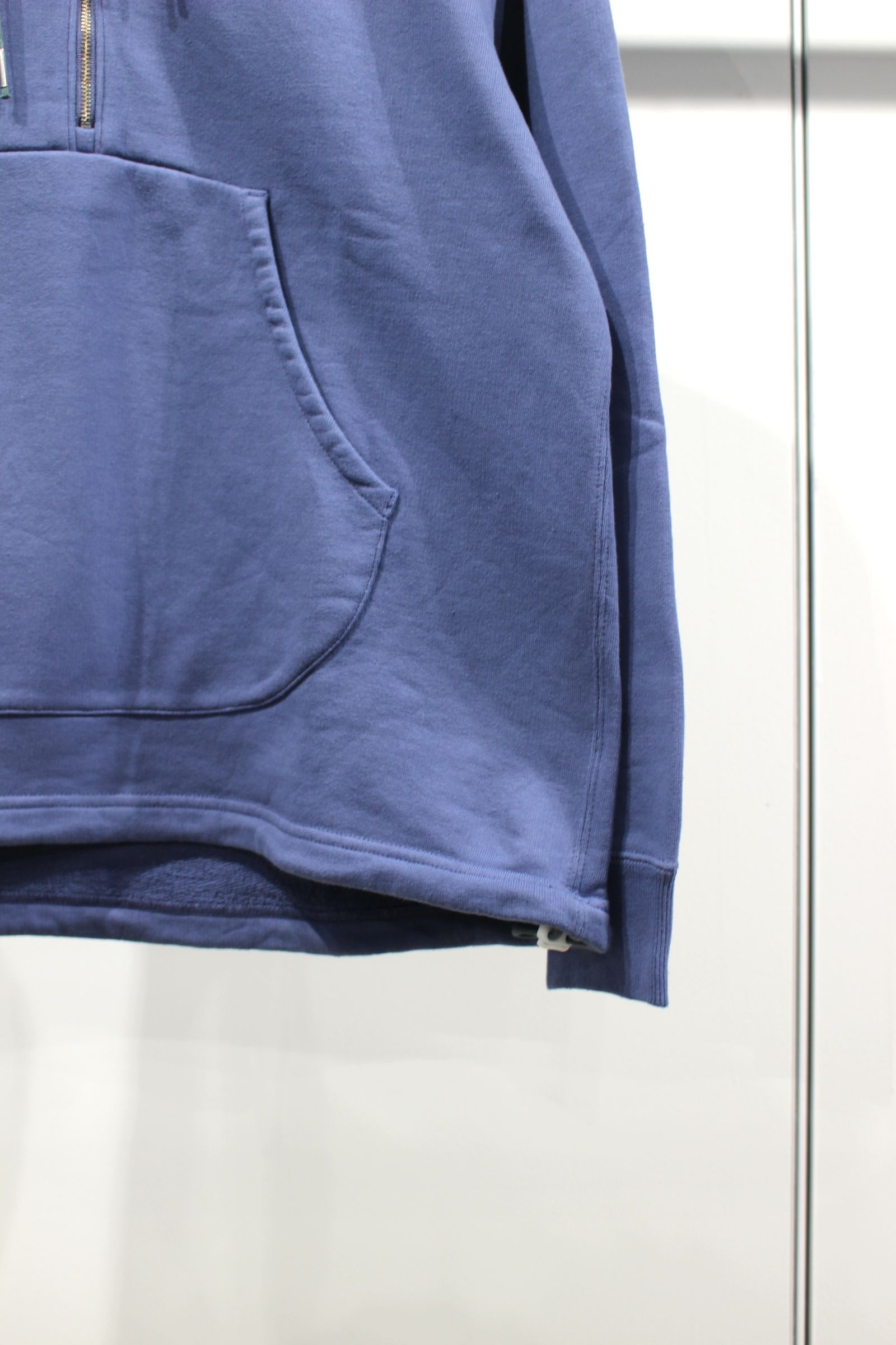 [ラスト1点] SHANKAR HOODED ZIP P/O | SMOKE BLUE | パーカー