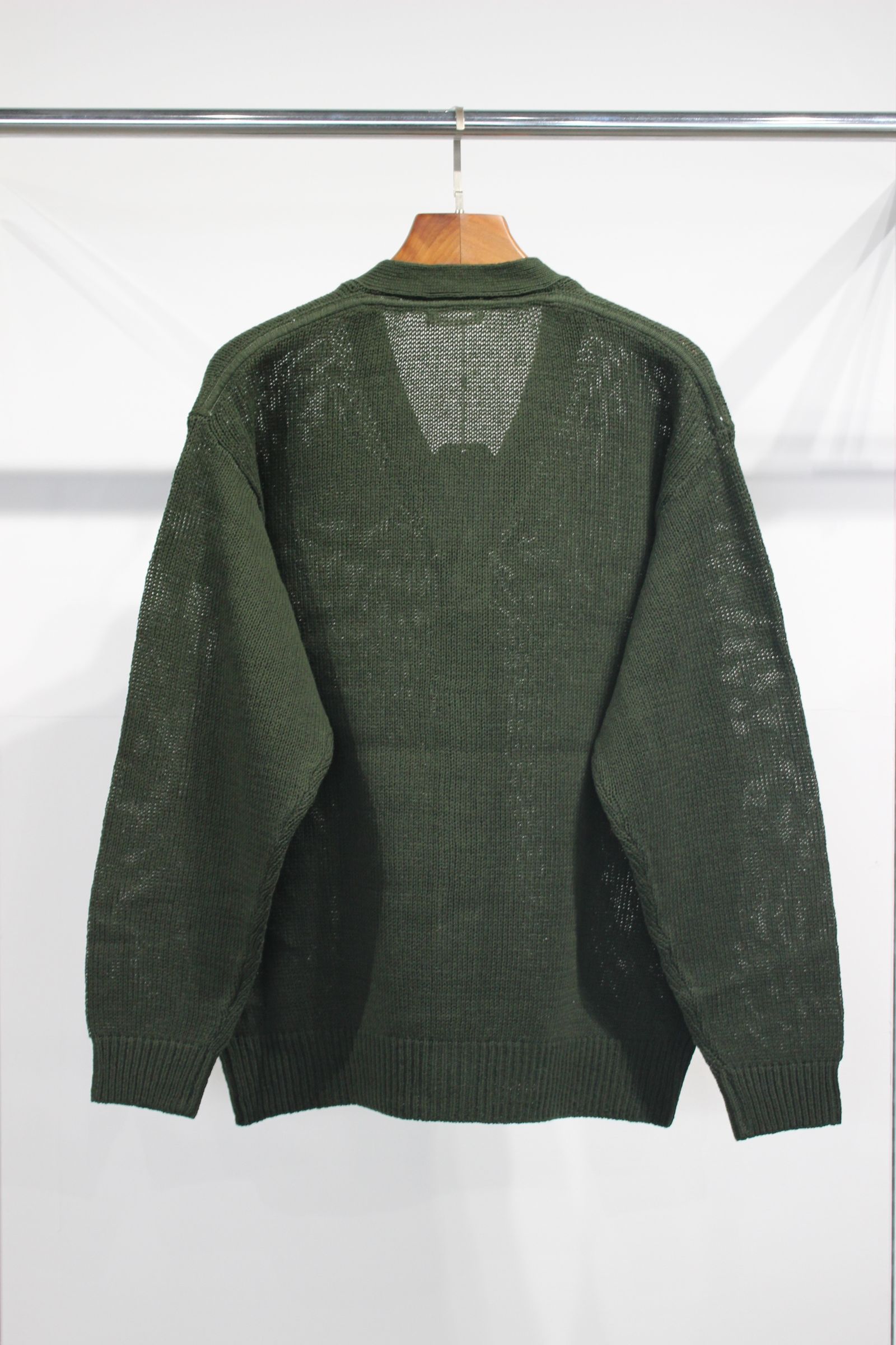 DRY COTTON KNIT CARDIGANE/コットンニットカーディガン