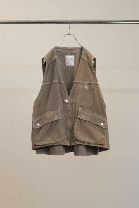 C/R DUCK UTILITY VEST | GREIGE | ベスト