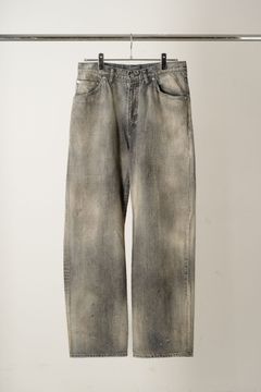 #08 MIDDLE STRAIGHT 5P DENIM PANTS | BLACK | デニムパンツ