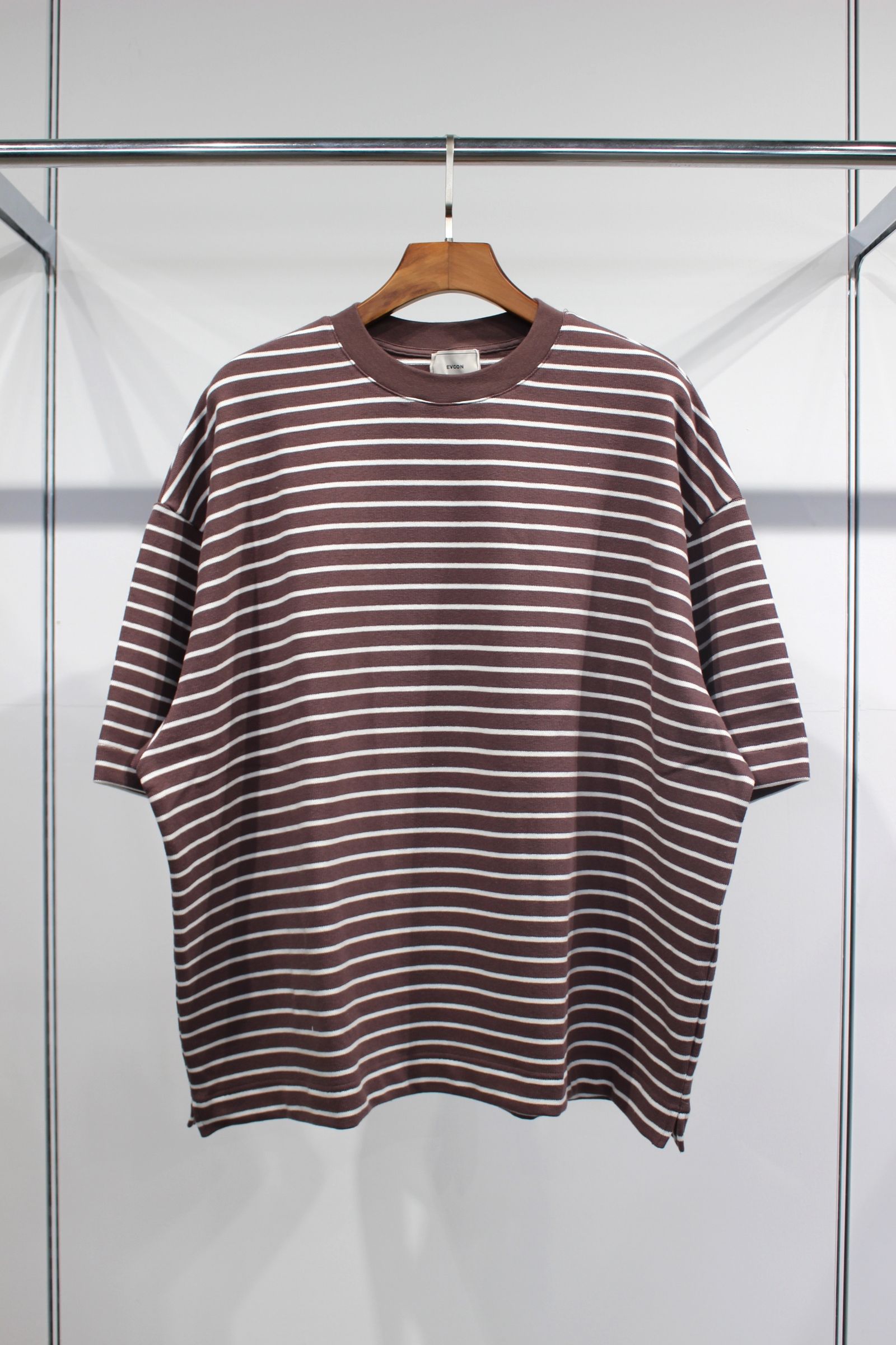 BORDER S/S WIDE T-SHIRT/カットソー