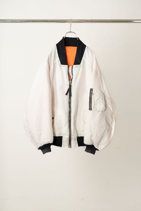 AGING BOMBER JACKET | SNOWWHITE | ボンバージャケット