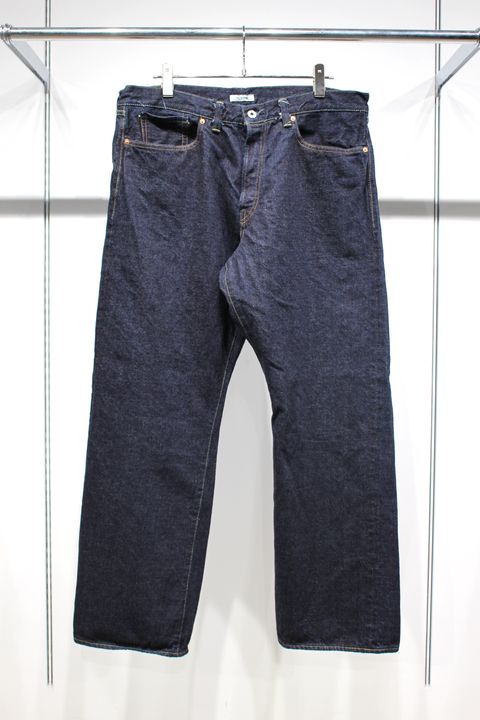 WASH HEAVY KIBATA SHUTTLE HYPER BIG WWII 1943 DENIM JEANS | NAVY | デニムパンツ