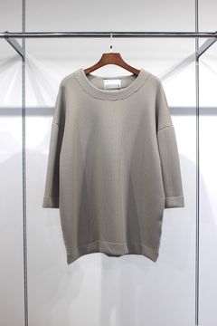 Honey Comb Quarter Gauge Big T-Shirt/GRAY