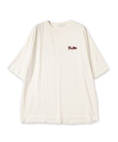 DAMAGE GOTHIC PIGMENT TEE | IVORY | Tシャツ