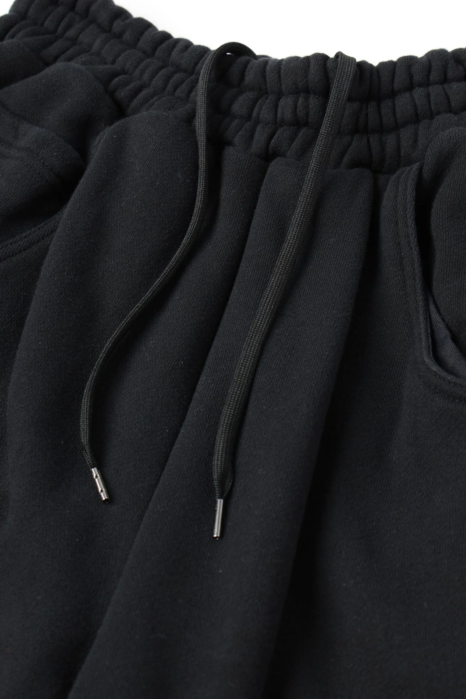 3/4 DOUBLE KNEE SWEAT PANTS | BLACK | ショートパンツ