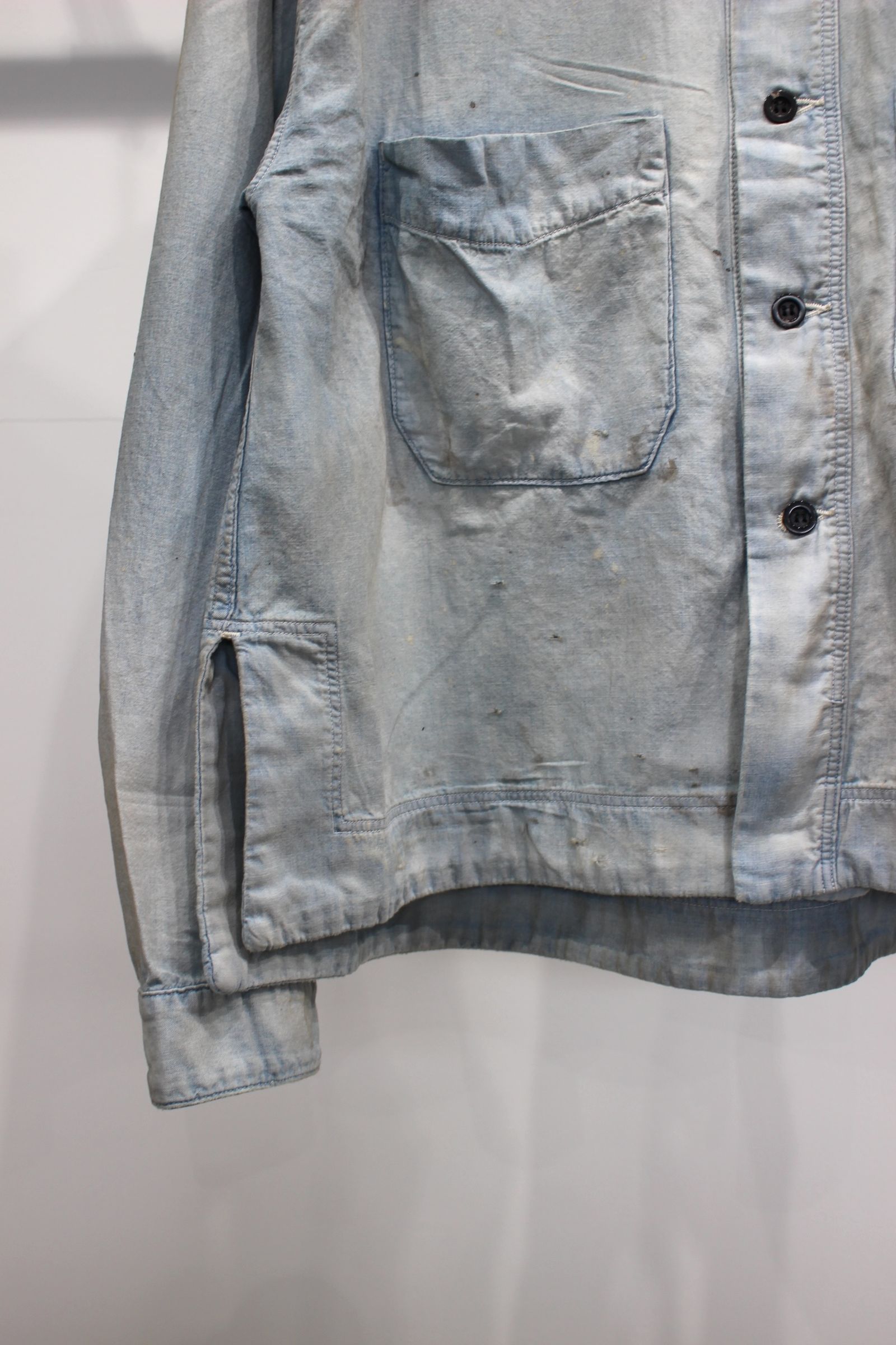 CHAMBRAY SHIRT JACKET | INDIGO | シャンブレーシャツジャケット