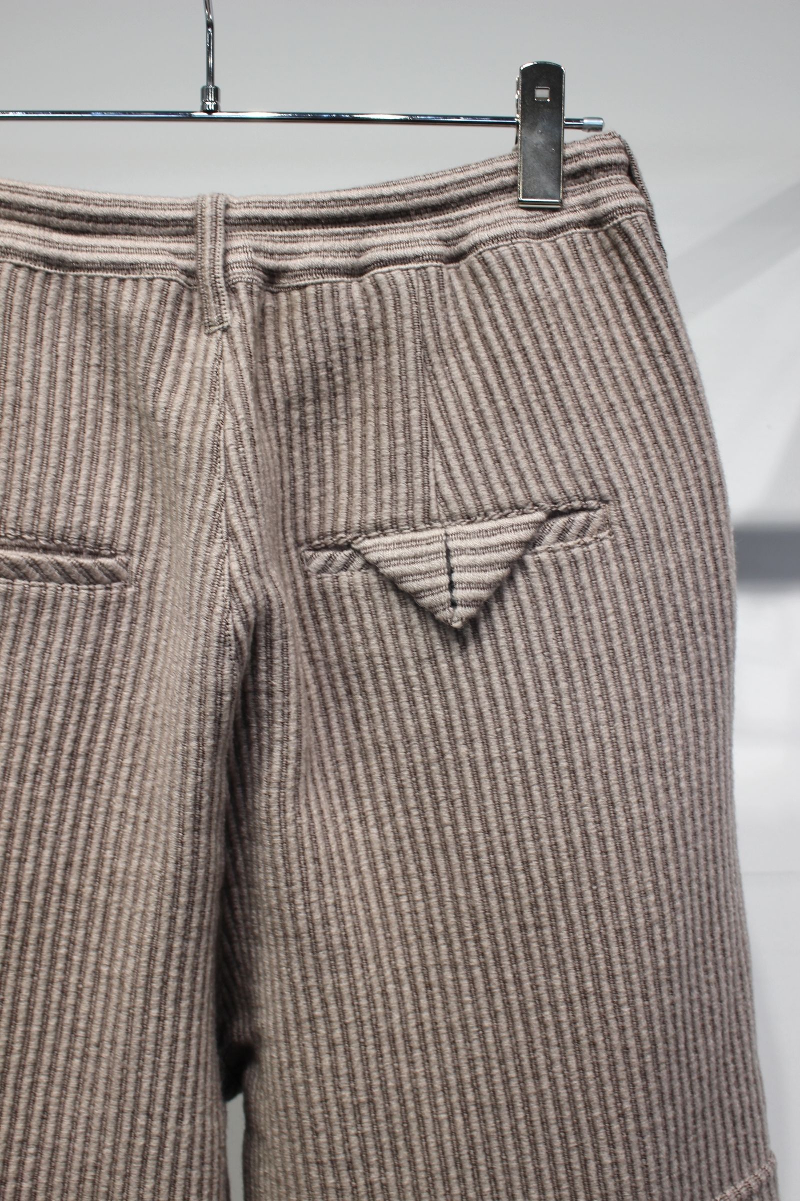 [ラスト1点] WOOL CORDUROY CARGO SLACKS | SAND | スラックス