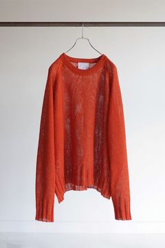 MESH KNIT/ORANGE