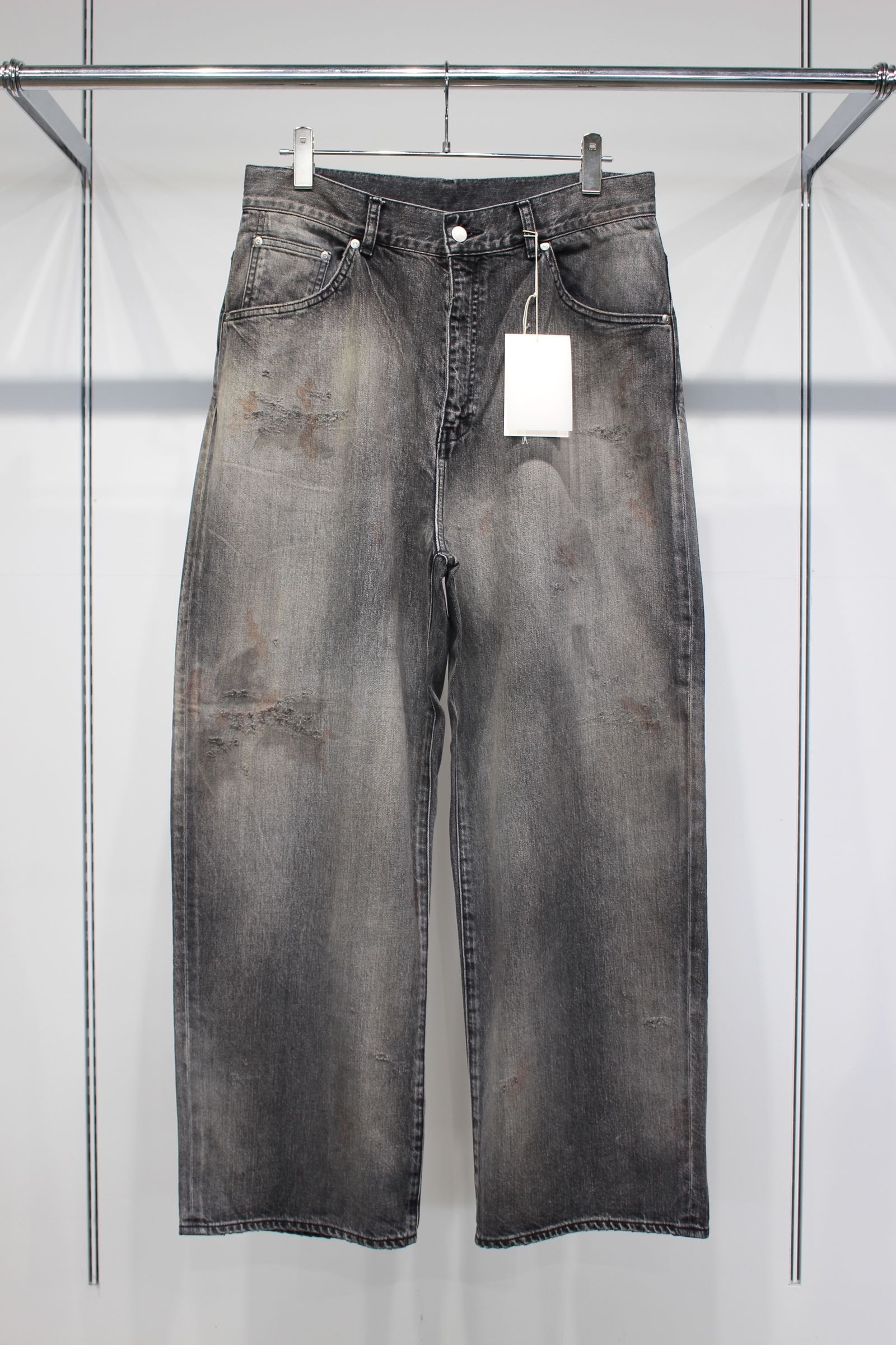 #01 AGING01 | BLACK | デニムパンツ