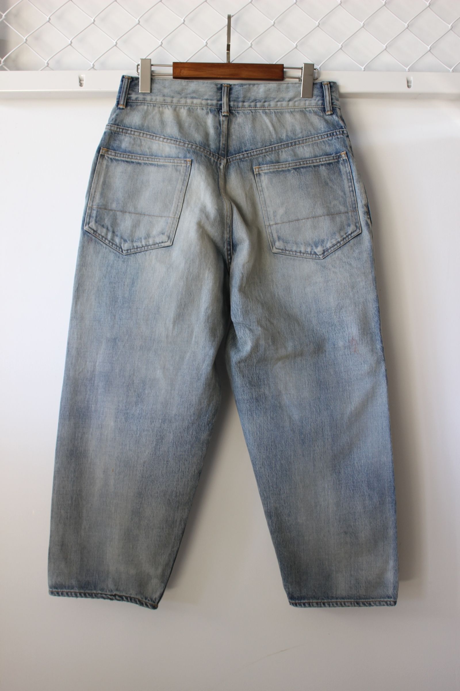 ANCELLM - REMAKE SELVEDGE TAPERED 5P DENIM PANTS