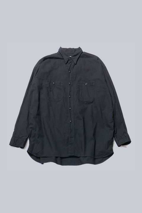BLACK SURFAR GARMENT DYE HYPER BIG MIL WORK SHIRTS TYPE2 | BLACK | シャツ