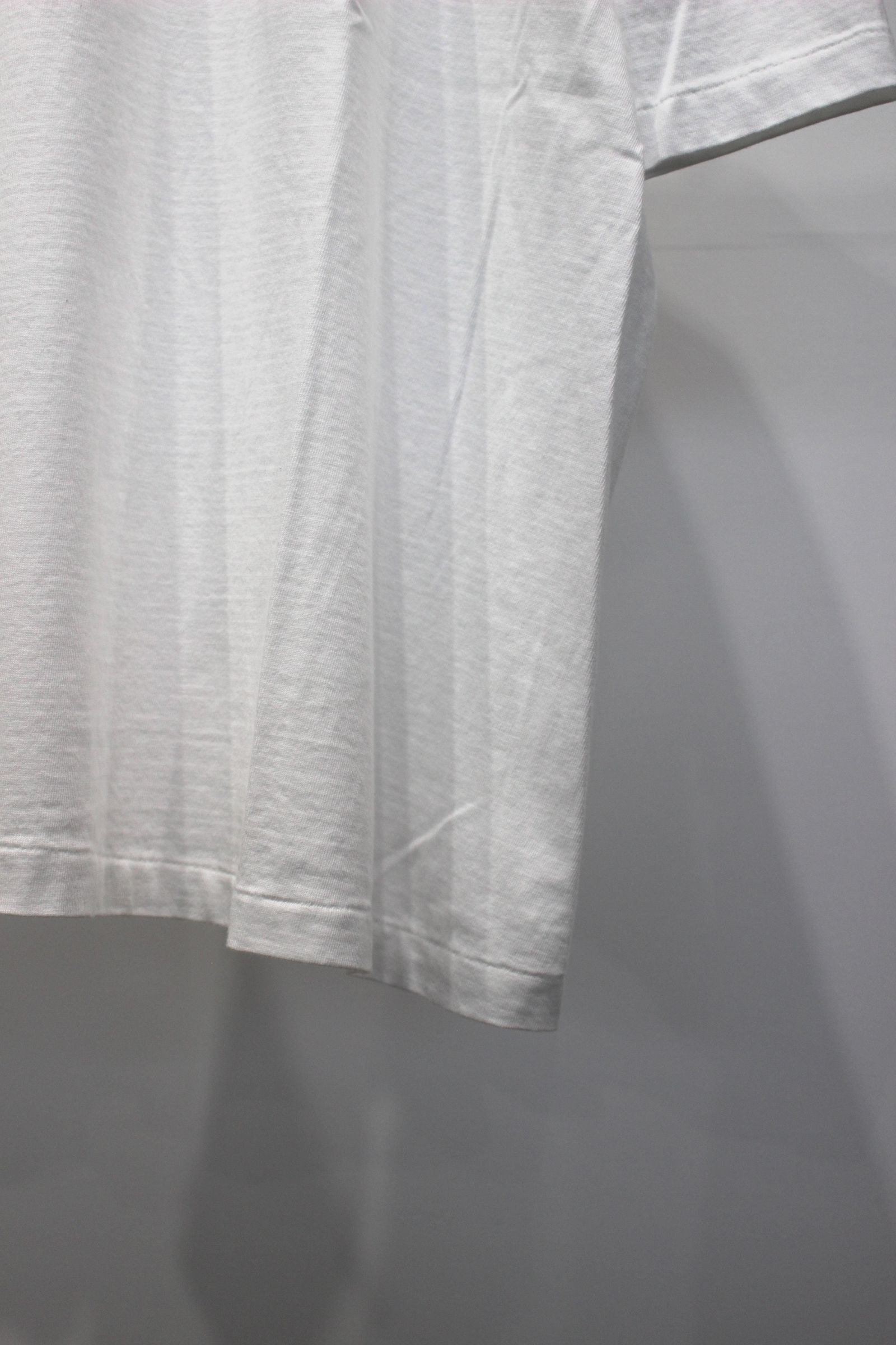 SEA ISLAND TOMPKINS LOOP JERSEY HYPER BIG BINDER NECK TUBE TEE | WHITE | カットソー