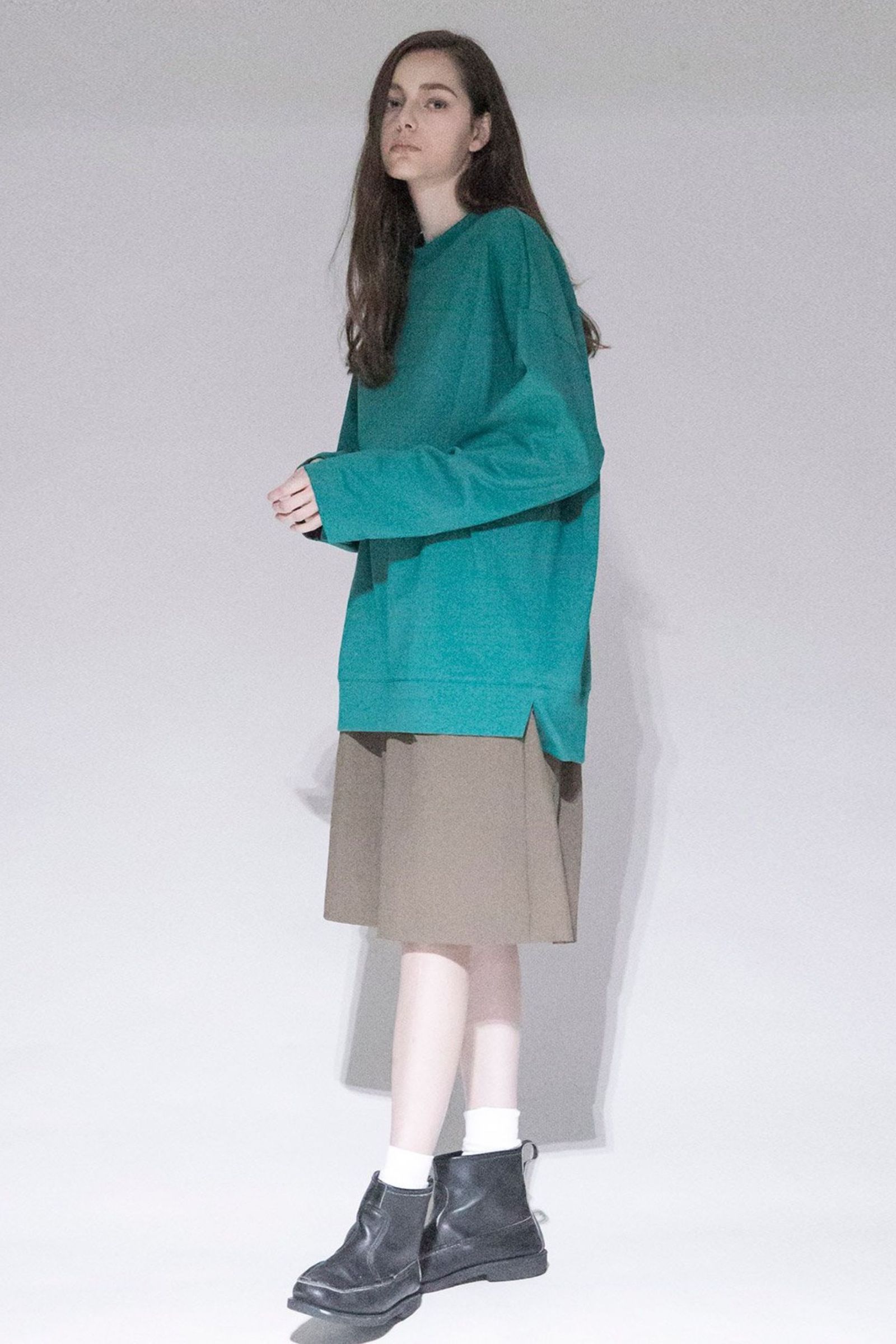 Nylon Ripstop Taffeta Wide Short Pants/KHAKI