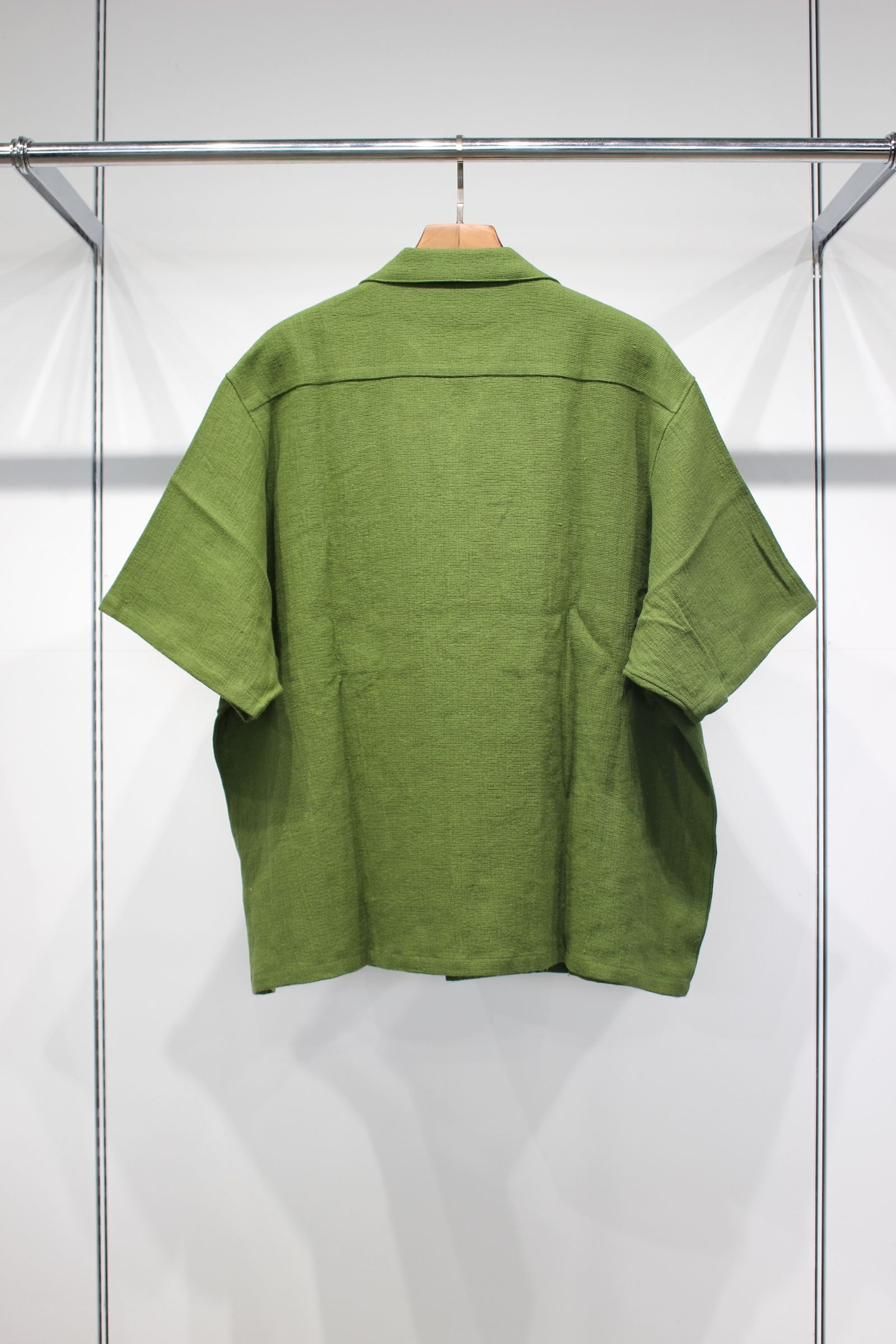 Linen Panama Shirts | GREEN | シャツ