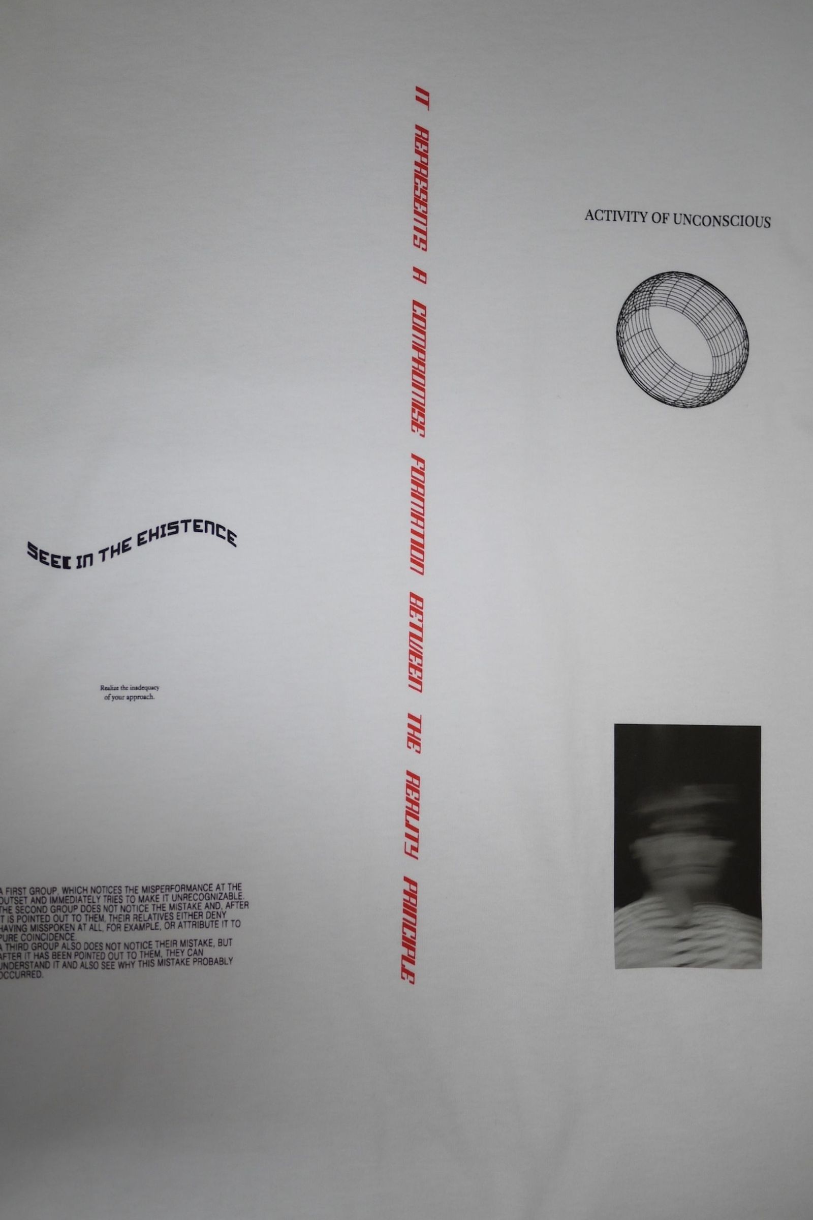ACTIVITY OF UNCONSCIOUS TEE/カットソー