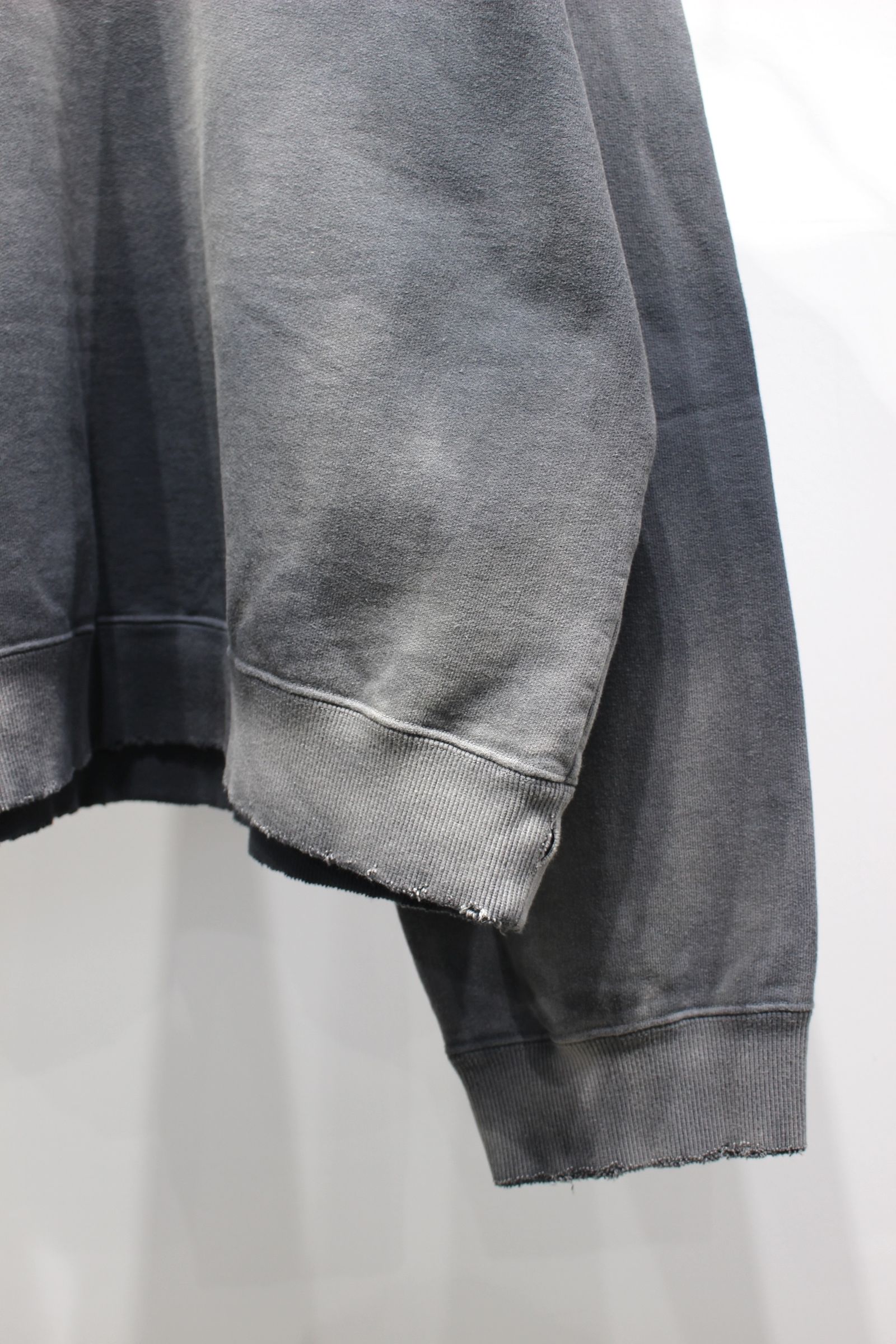 [ラスト1点] UNEVENNESS SWEAT SHIRT | GRAY | スウェット