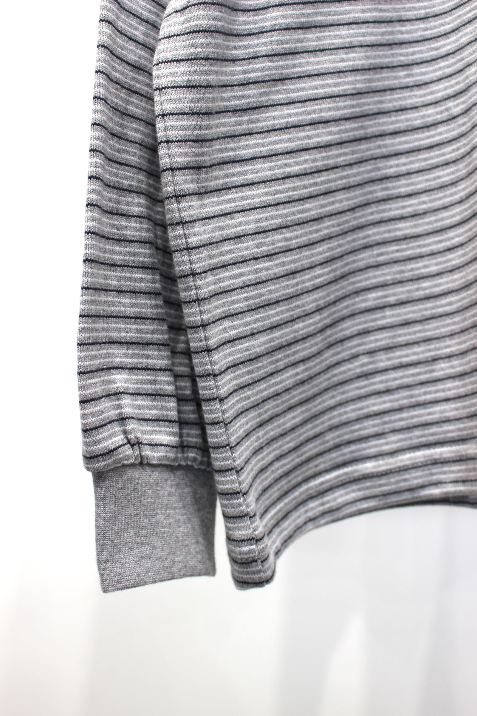 BORDER WIDE L/S T-SHIRT | GRAY | カットソー