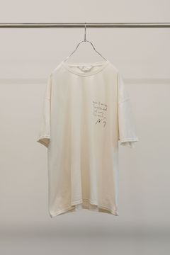 MESSAGE T-SHIRT | WHITE | カットソー