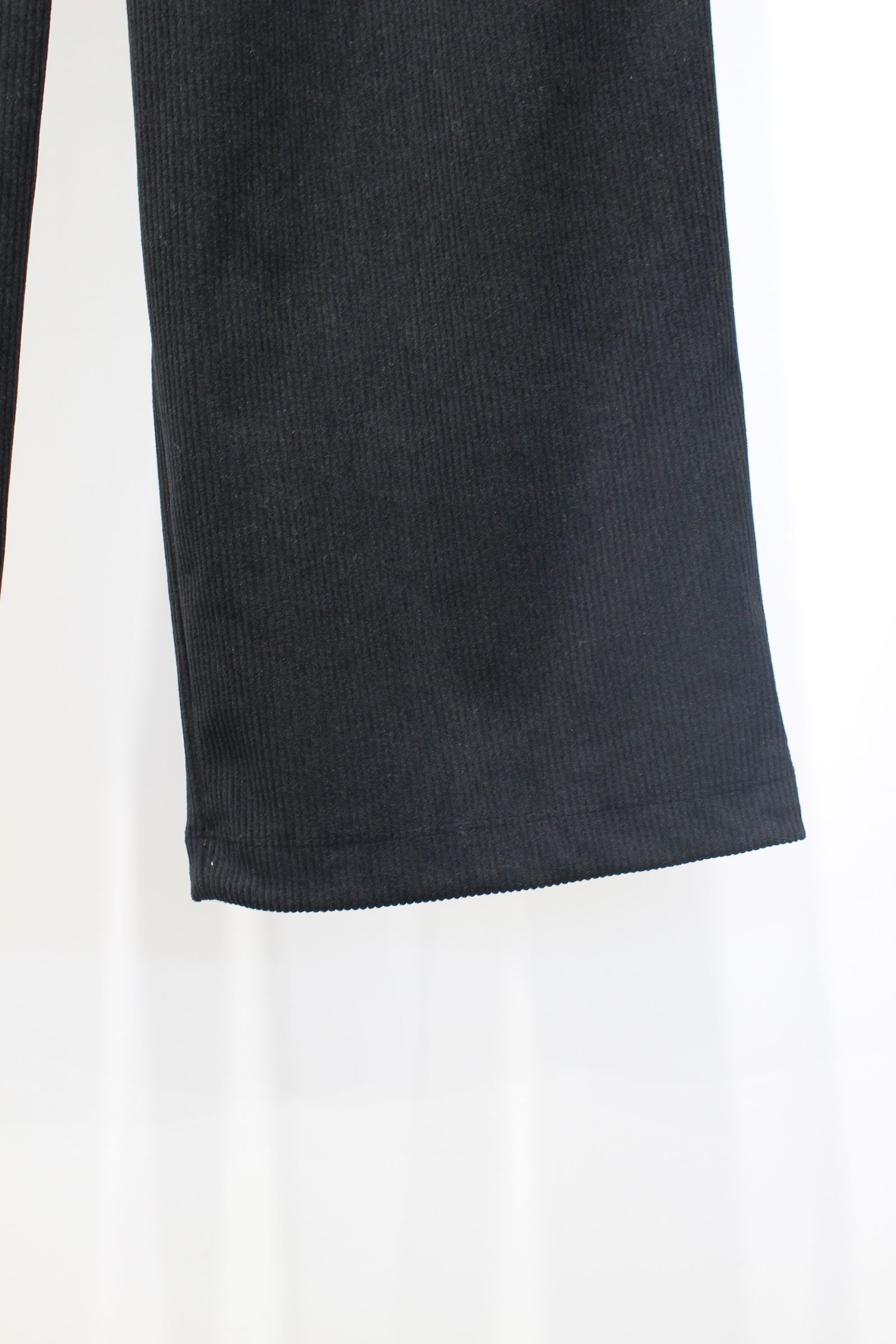 TRICOT CORDUROY PANTS | BLACK | コーデュロイパンツ