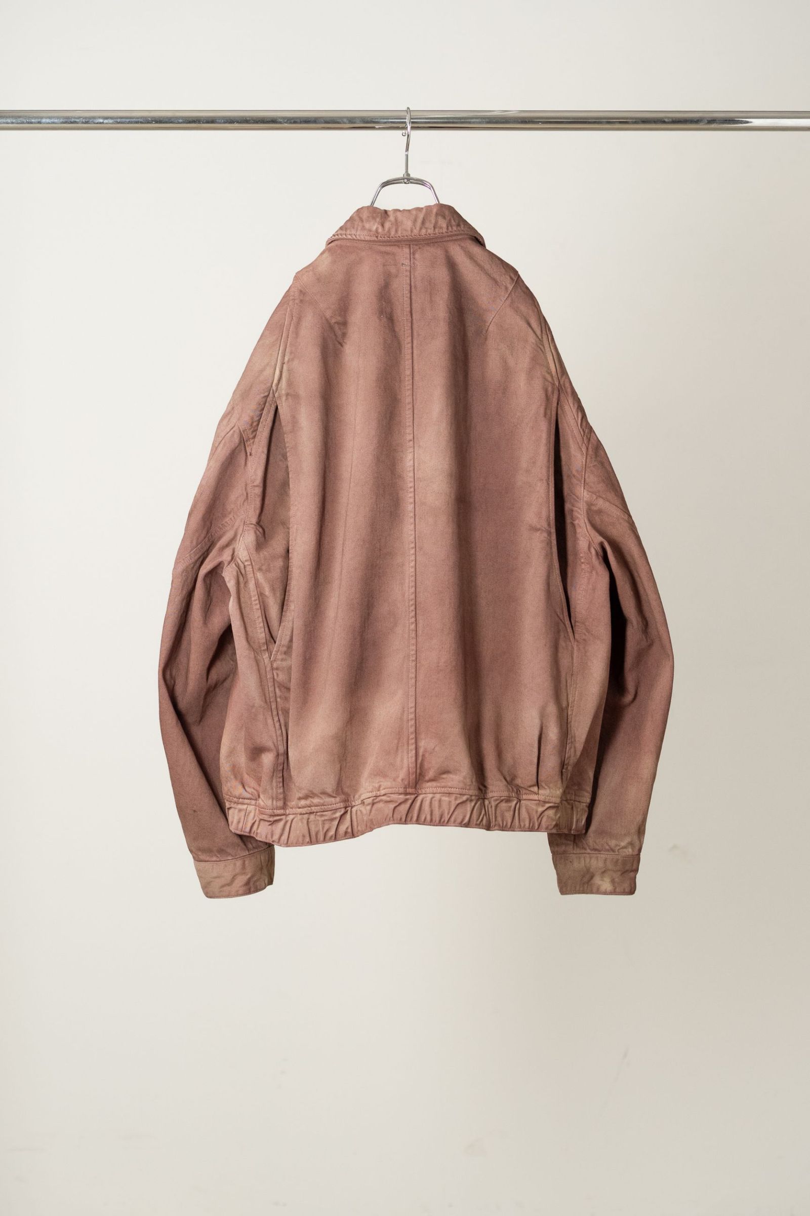 AGING DENIM TUCK JACKET | MARRON | デニムジャケット