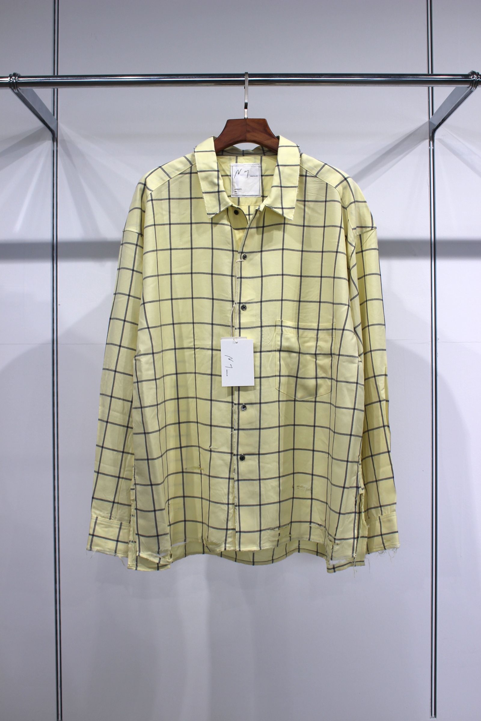 ANCELLM / アンセルム R/C CHECK CRASH LS SHIRT ANCELLM R/C CHECK CRASH LS SHIRT | MusterWerk Sud.