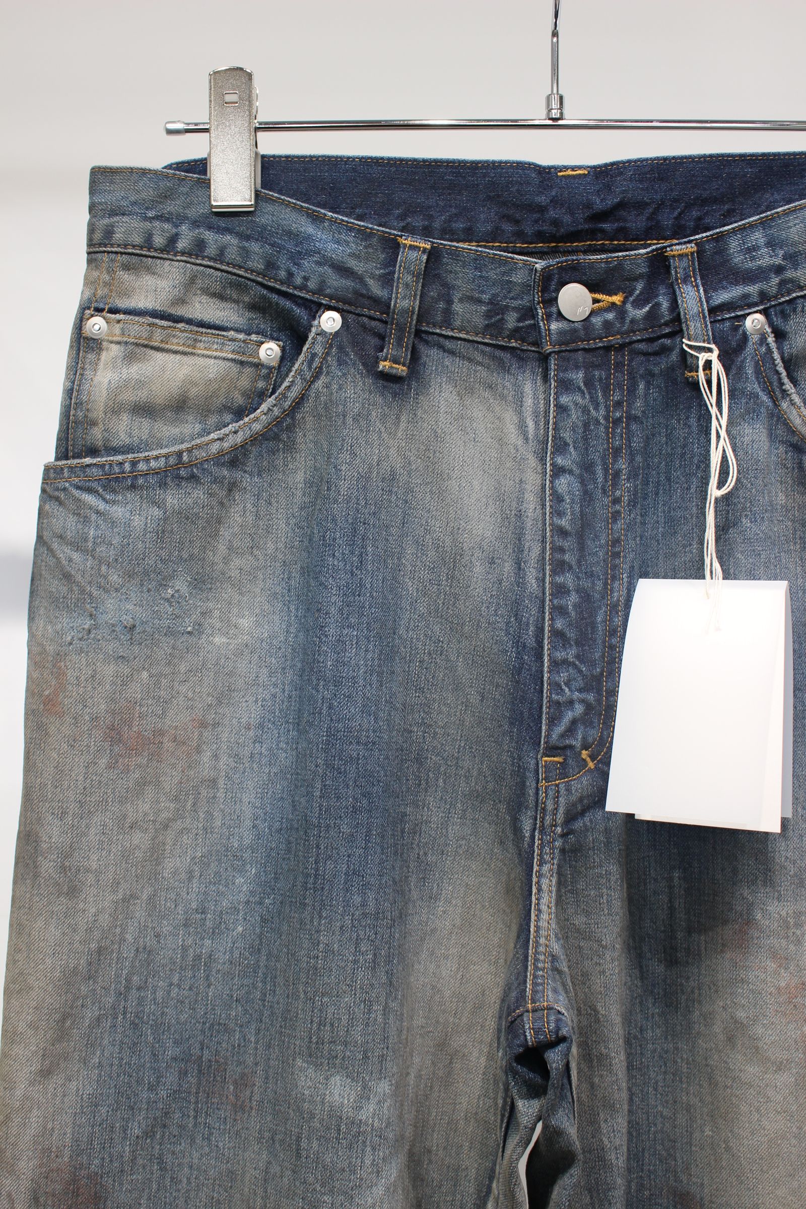 AGING MIDDLE STRAIGHT 5P DENIM PANTS | INDIGO | デニムパンツ