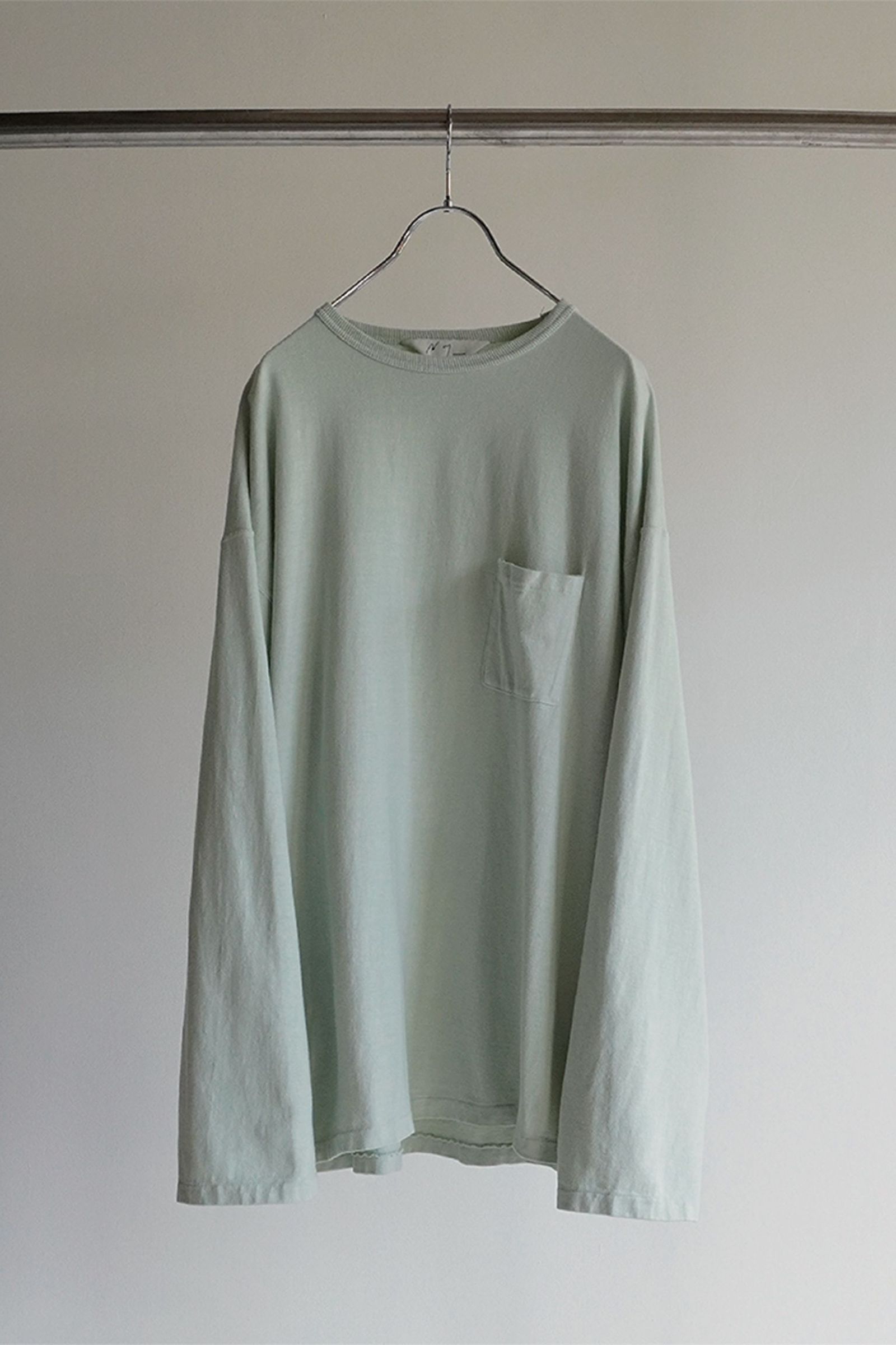 ANCELLM - [ラスト1点] C/R CREW NECK LS T-SHIRT/MINT | NapsNote