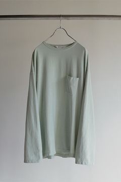 C/R CREW NECK LS T-SHIRT/MINT