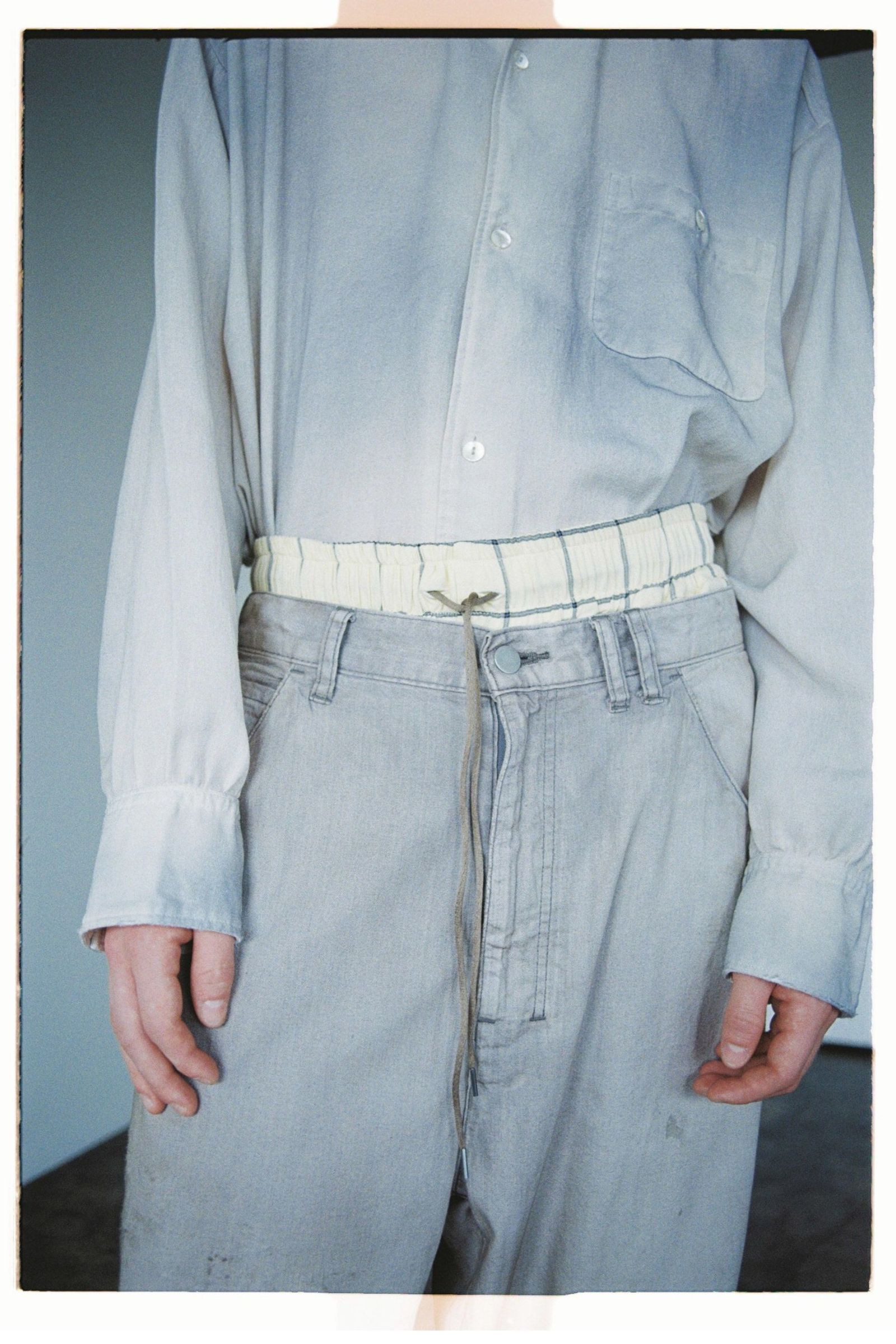 ANCELLM - AGING PAINTER PANTS/GRAY | NapsNote