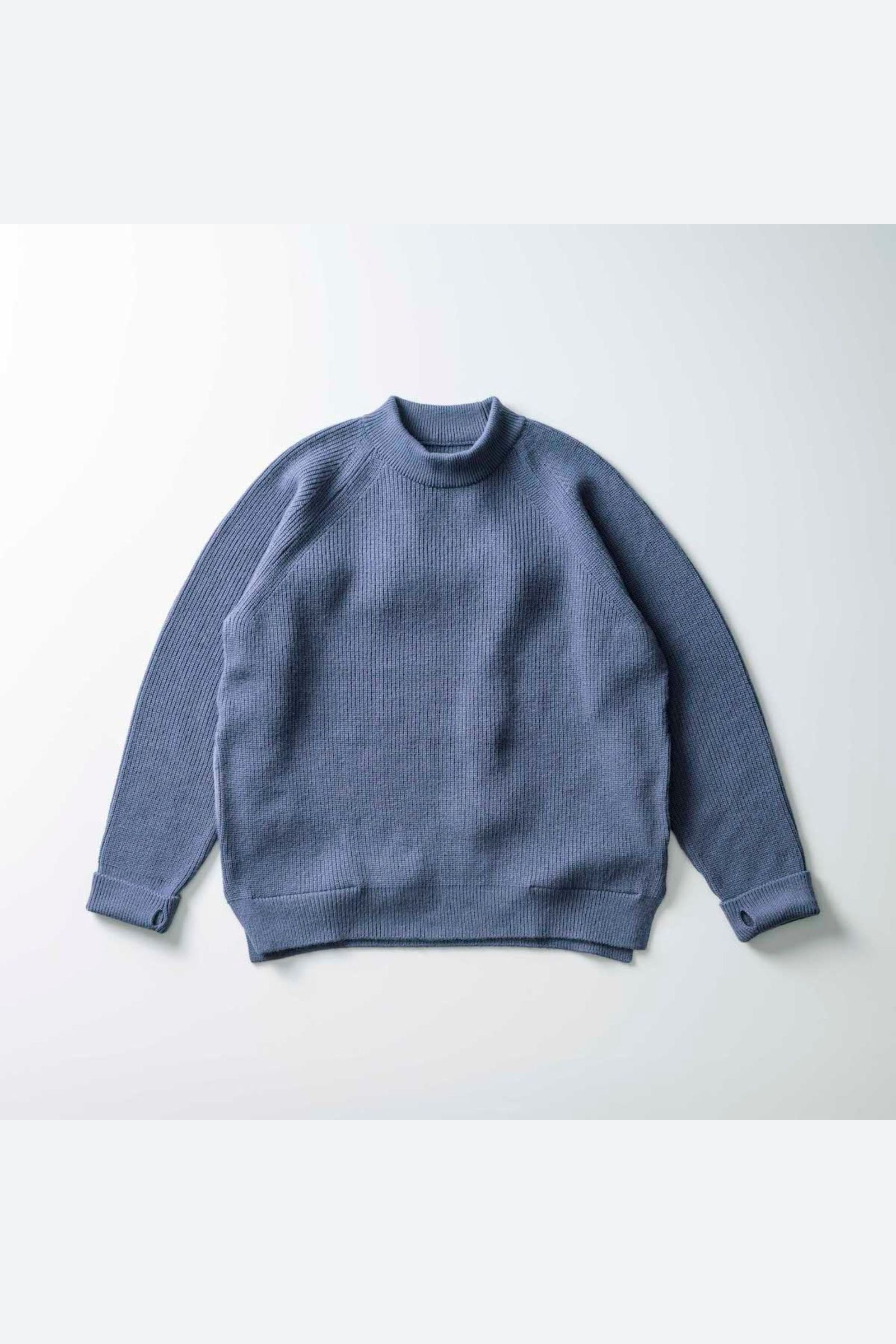 AZTEC CN SWEATER/SLATE BLUE