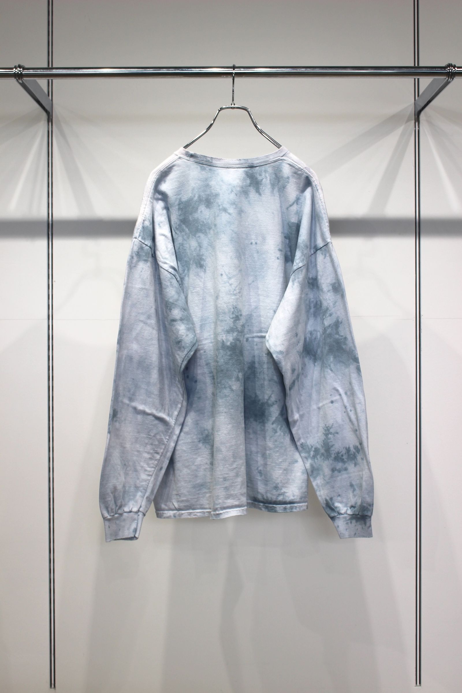 [ラスト1点] UNEVENNESS CATS AND DOGS LS | NAVY | カットソー