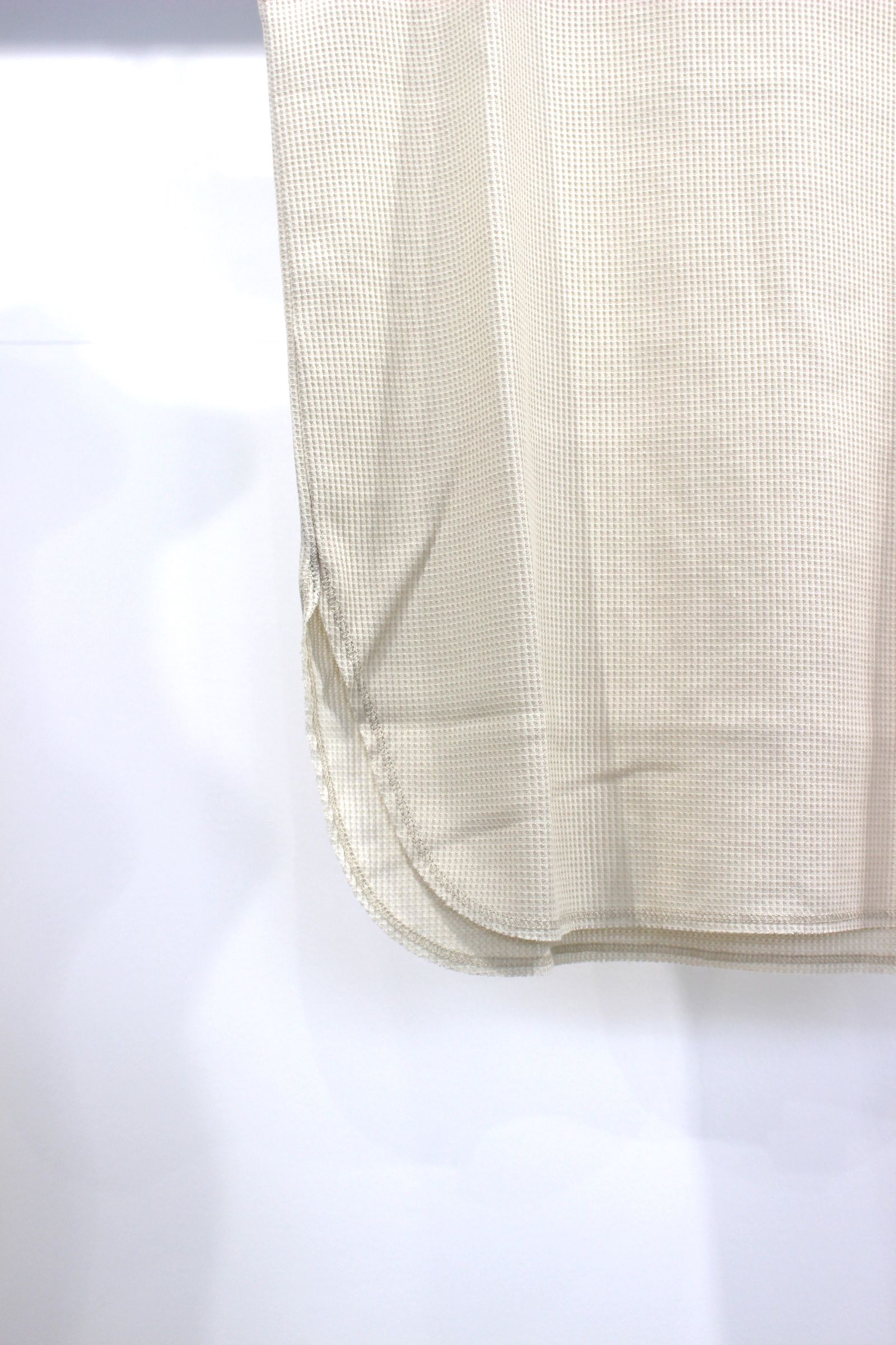 RECYCLED WAFFLE TANK/IVORY