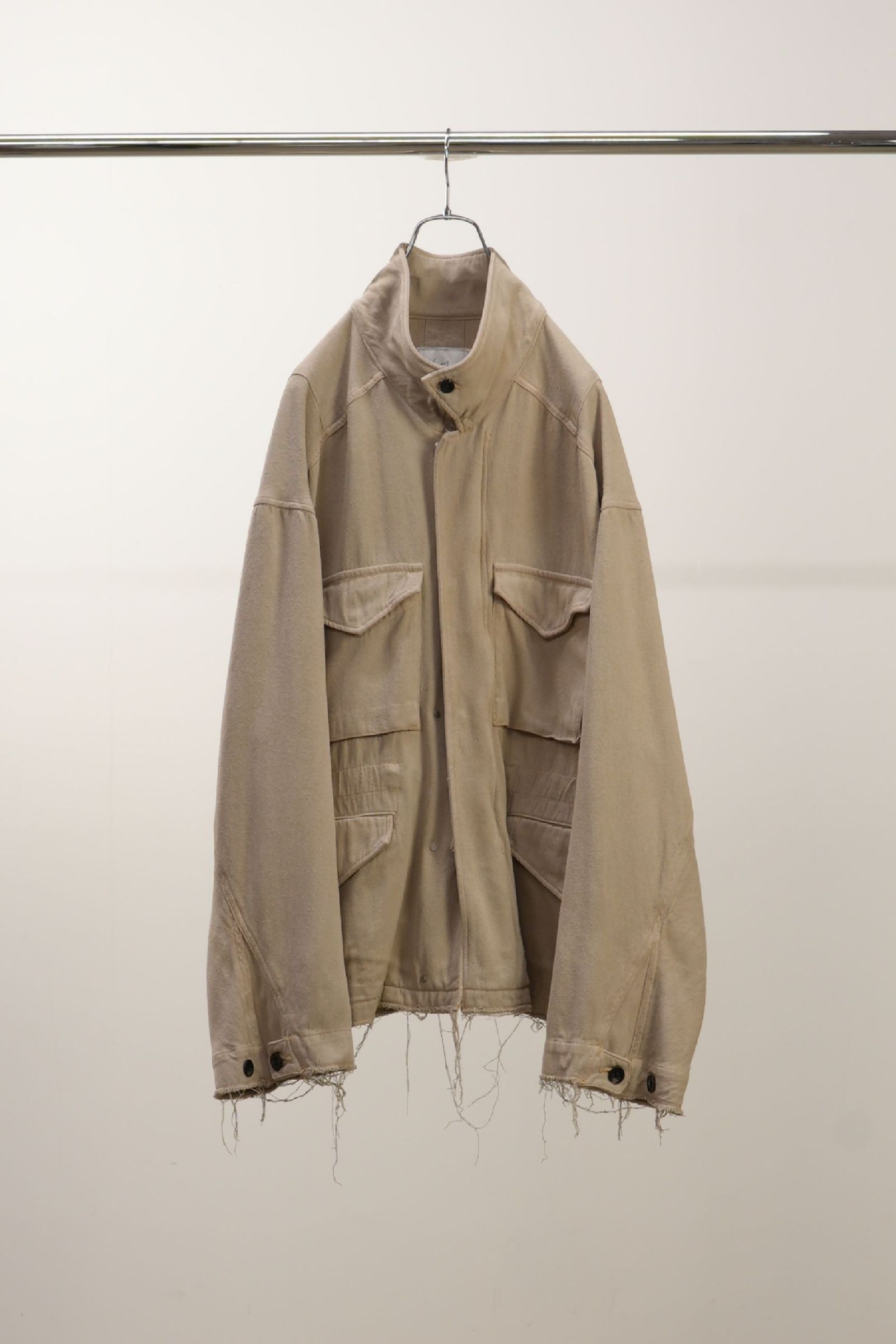 SILK SUEDE FIELD JACKET | SAND | フィールドジャケット
