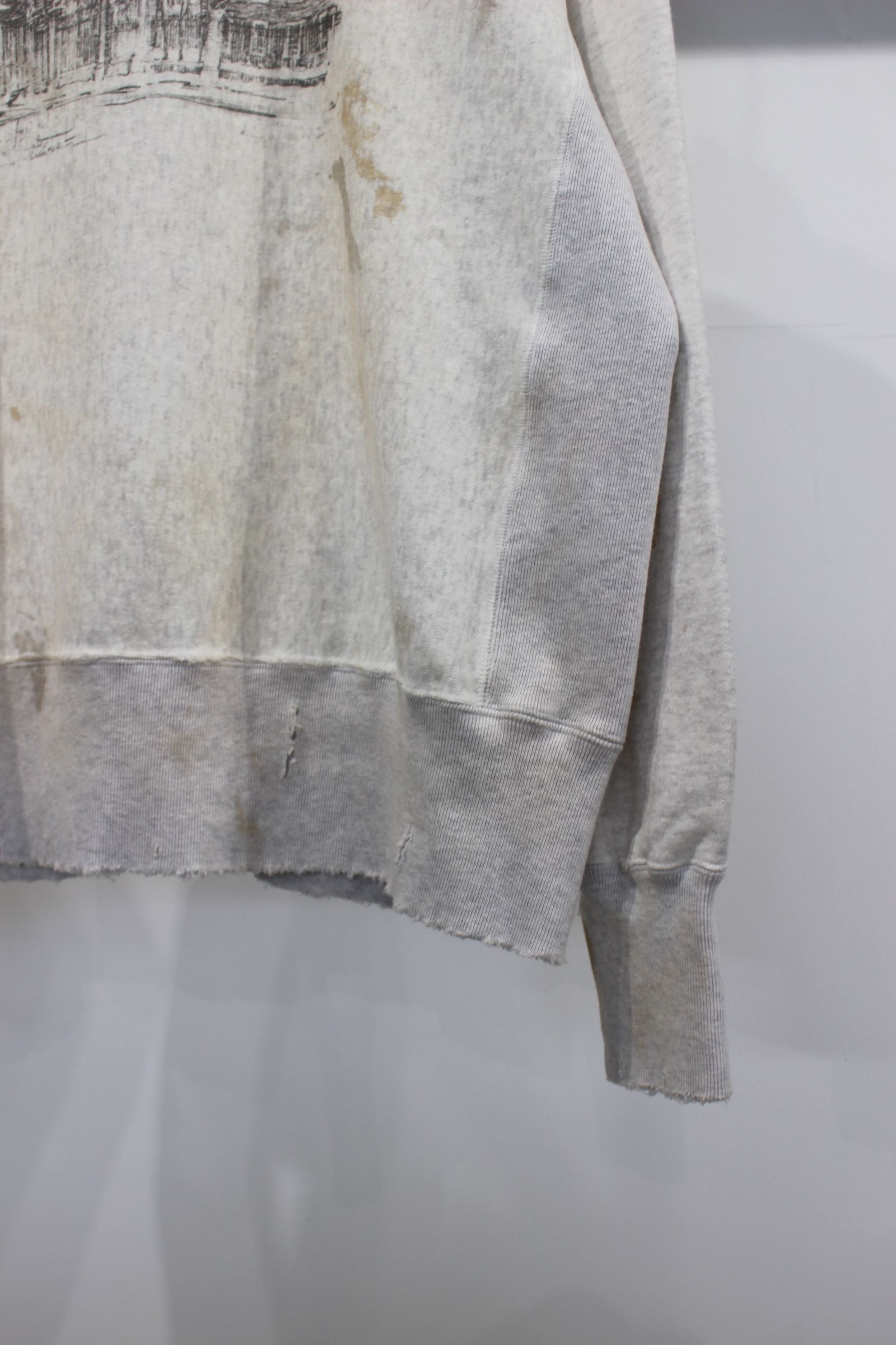 CREWNECK SWEAT SHIRT/H.IVORY