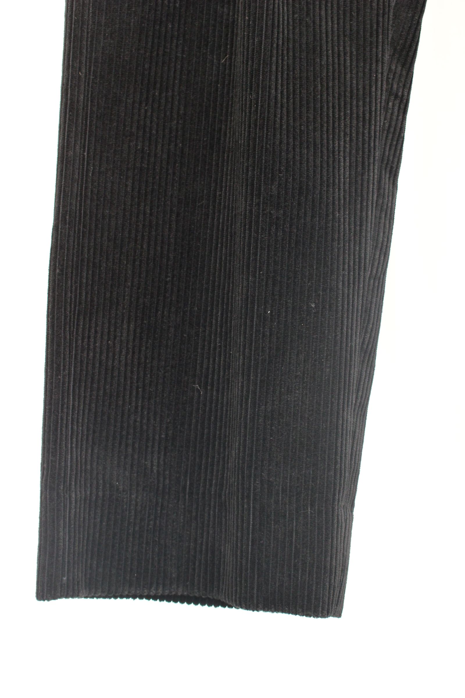 DEADSTOCK WIDE CORDUROY "BOURGERON" FRENCH WORK TROUSER | BLACK | コーデュロイスラックス