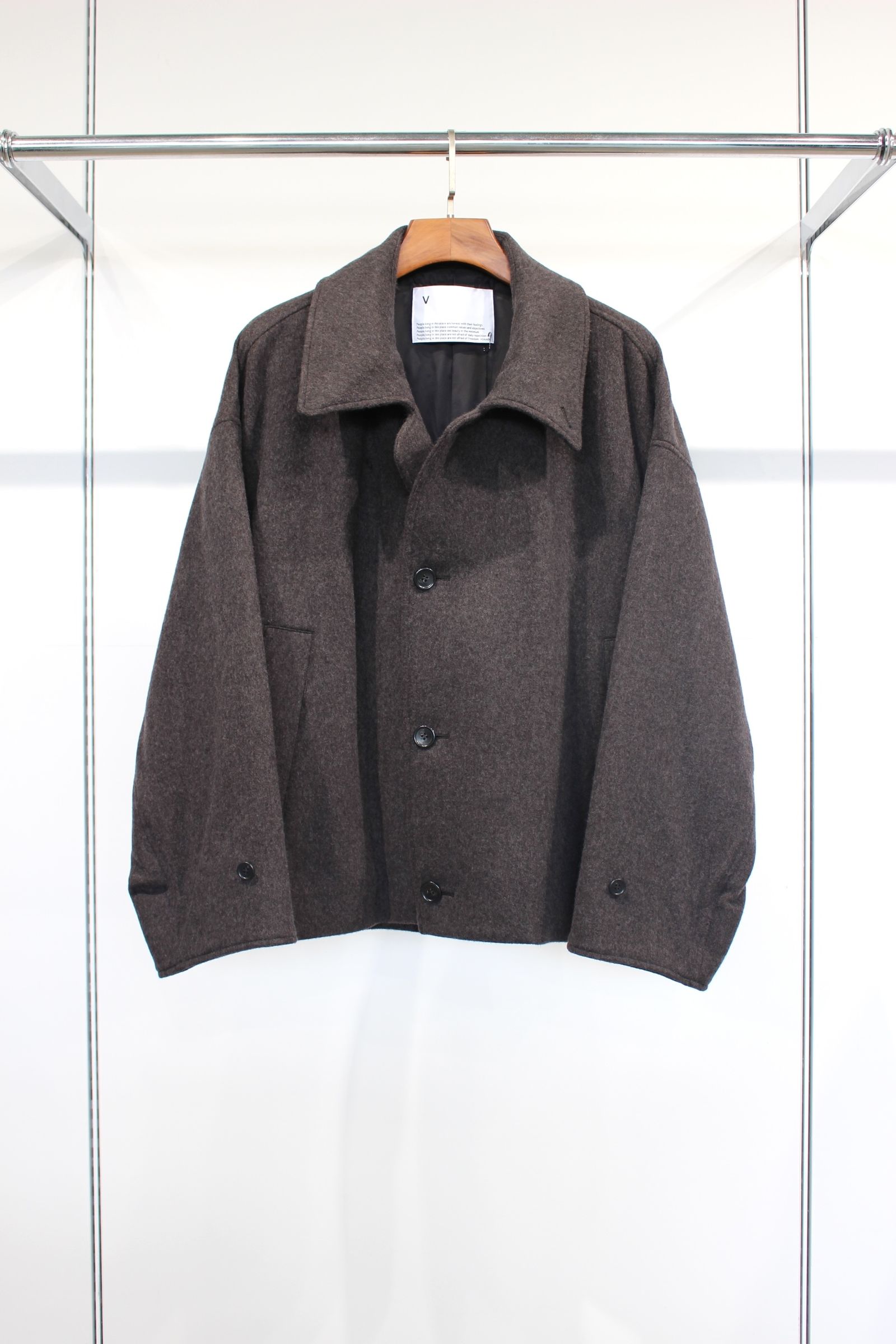 SUPER 100 WOOL BEABER Work Blouson | D.BROWN | ワークブルゾン