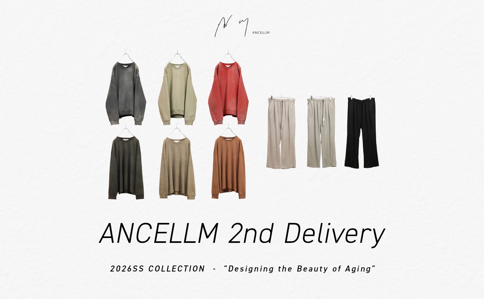 ANCELLM 26SS｜12/27 New Item | NapsNote