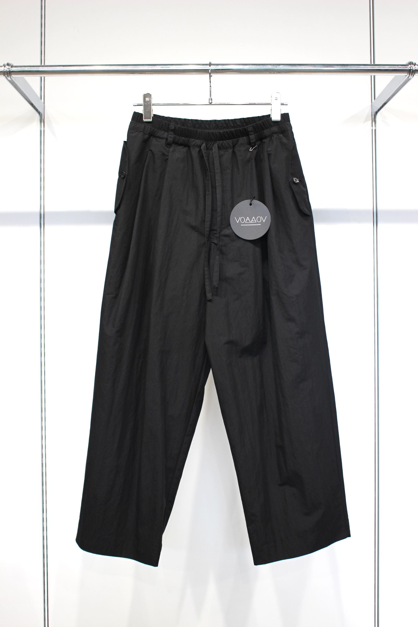 VOAAOV - SUPIMA COTTON x NYLON TYPEWRITER Easy Wide Pants VOAAOV - SUPIMA COTTON x NYLON TYPEWRITER Easy Wide Pants