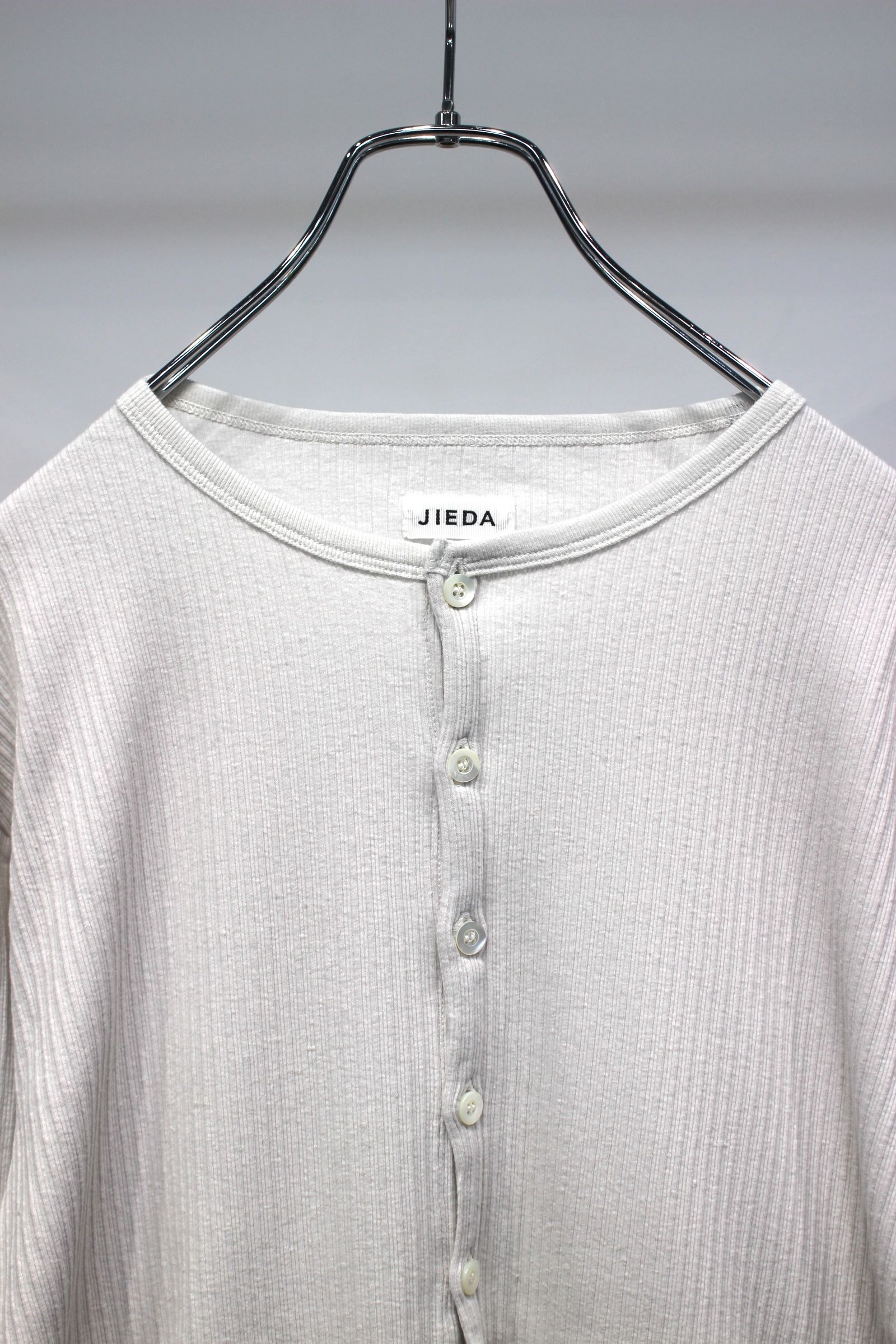 VINTAGE LIGHT RIB HENRY NECK L/S | OFF WHITE | カットソー