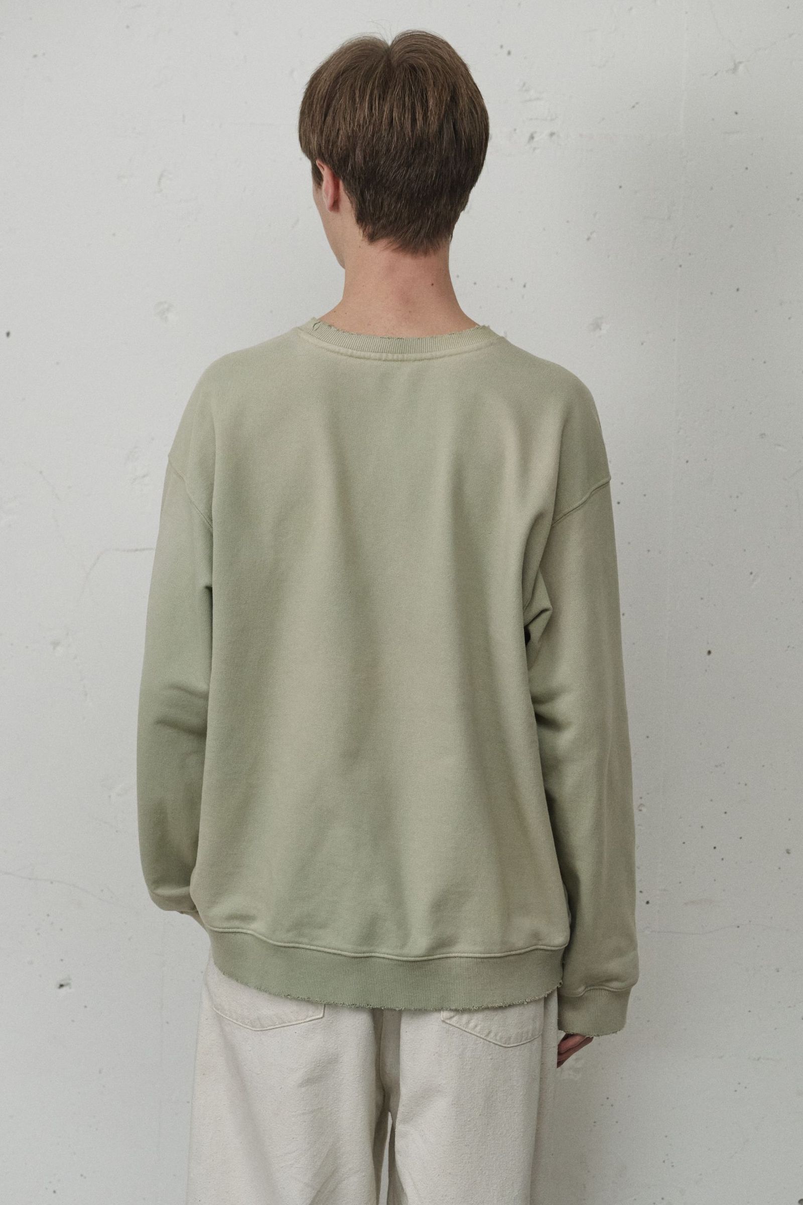 UNEVENNESS SWEAT SHIRT | GRAYMINT | スウェット