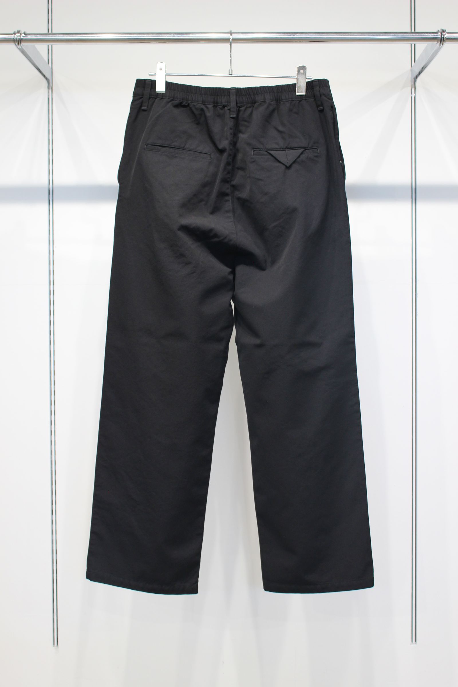 W/C AGING SLACKS | BLACK | スラックス