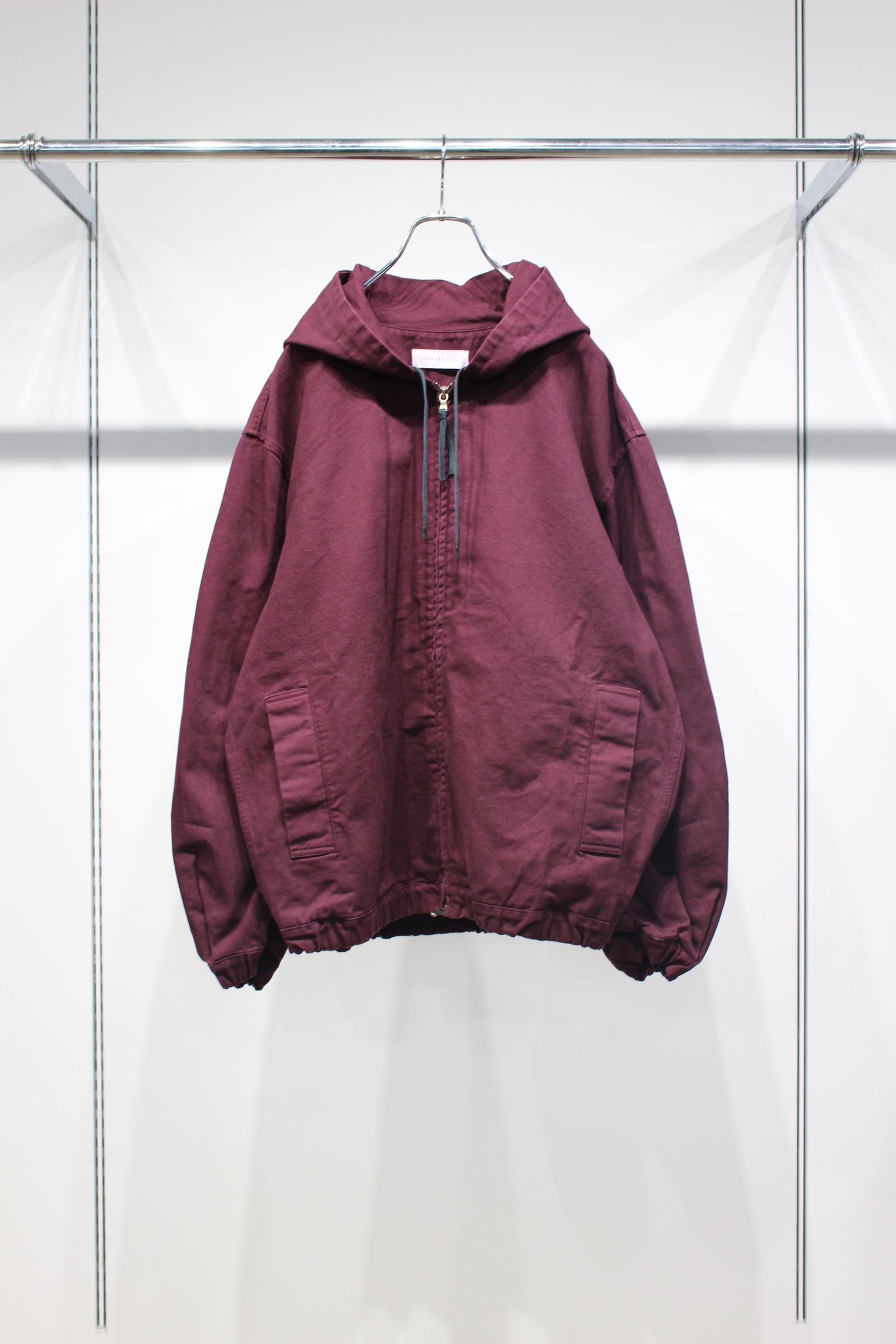 FAITHFUL HOOD JUMPER | WINE | ジップアップフーディー