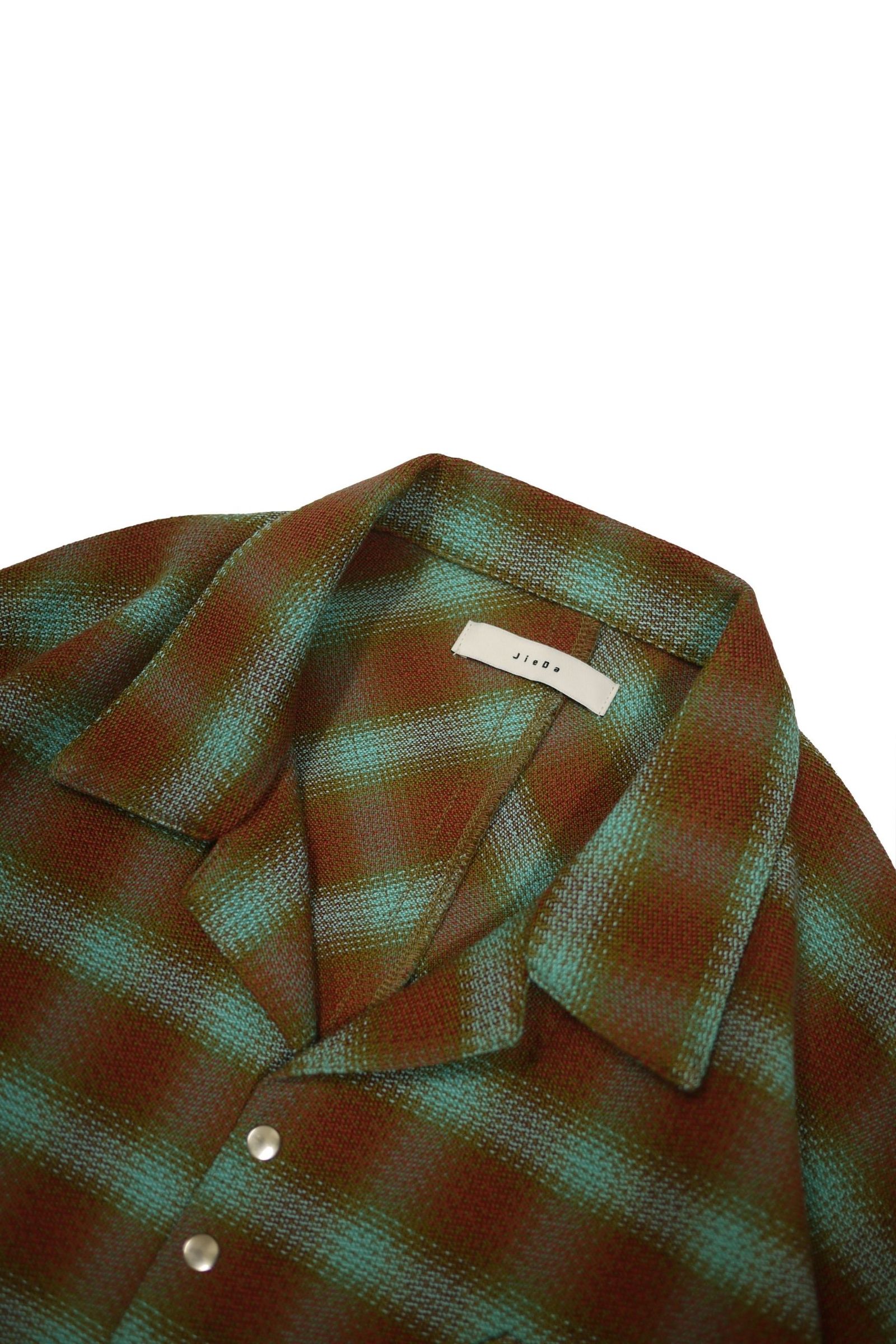 OMBRE SNAP BUTTON SHIRT/OMBRE