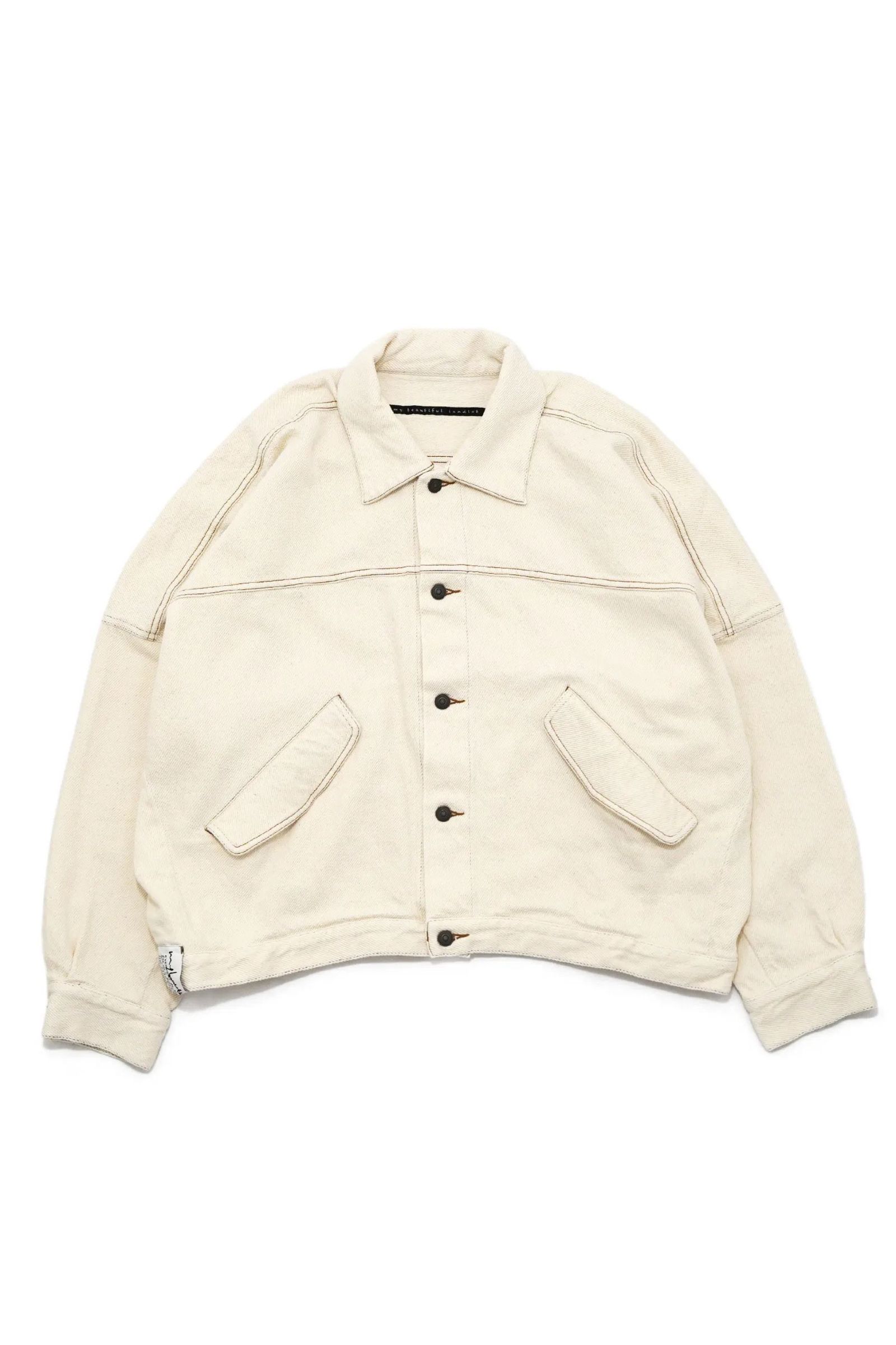 SOFT DENIM WIDE JACKET | KINARI | ソフトデニムジャケット