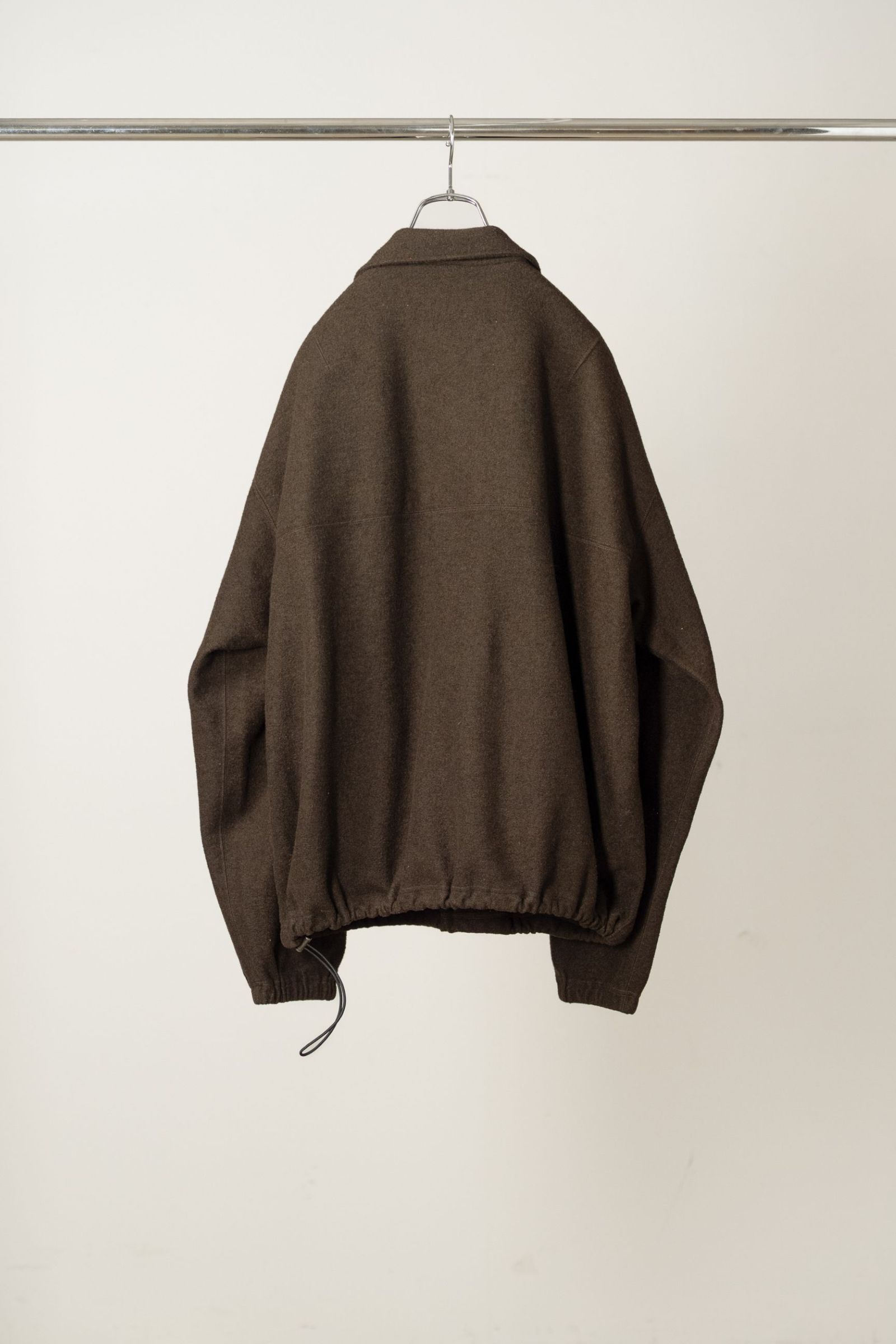WOOL PULL OVER SHIRT | D.BROWN | プルオーバー
