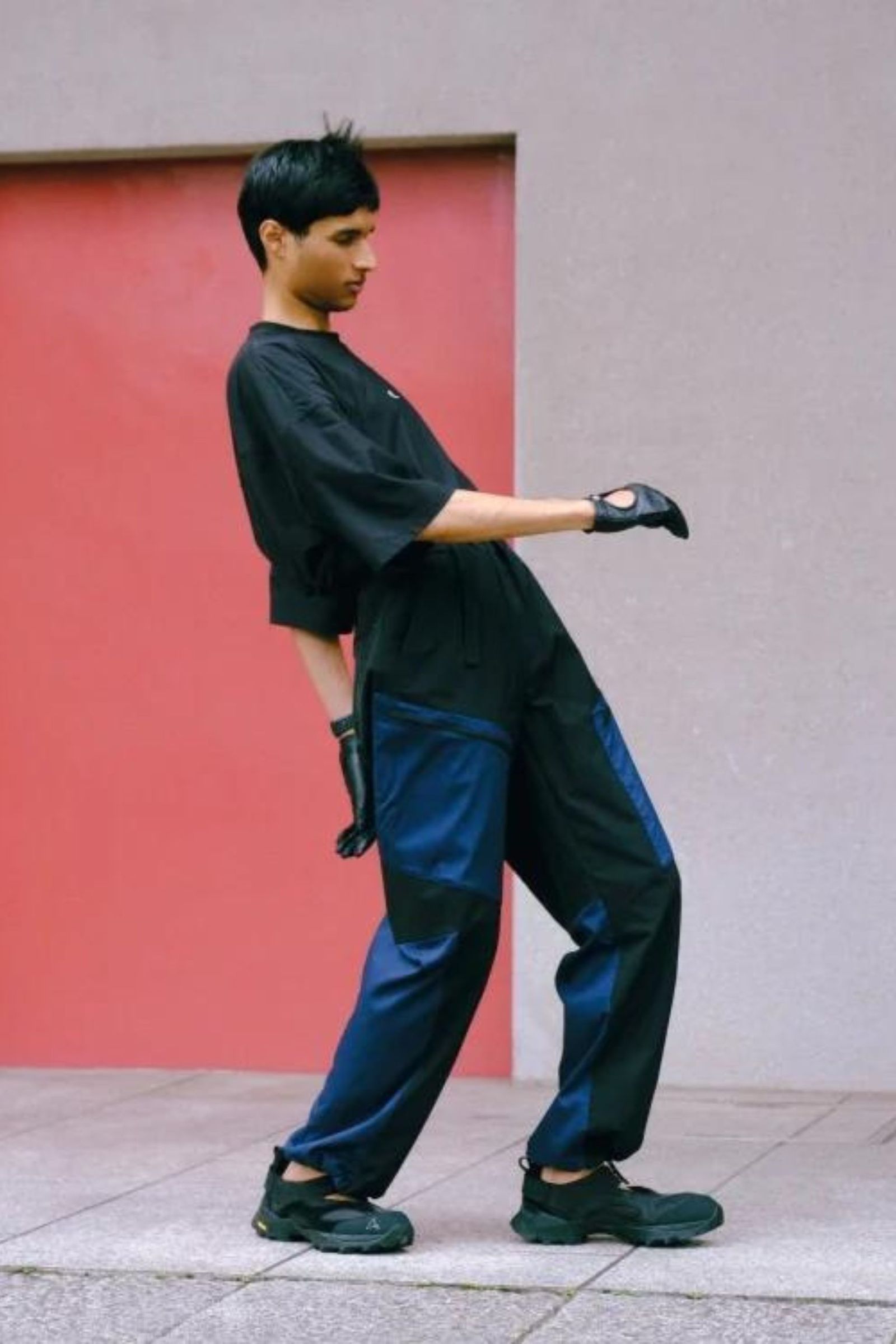 [ラスト1点] SWITCHING S/S | BLACK | カットソー