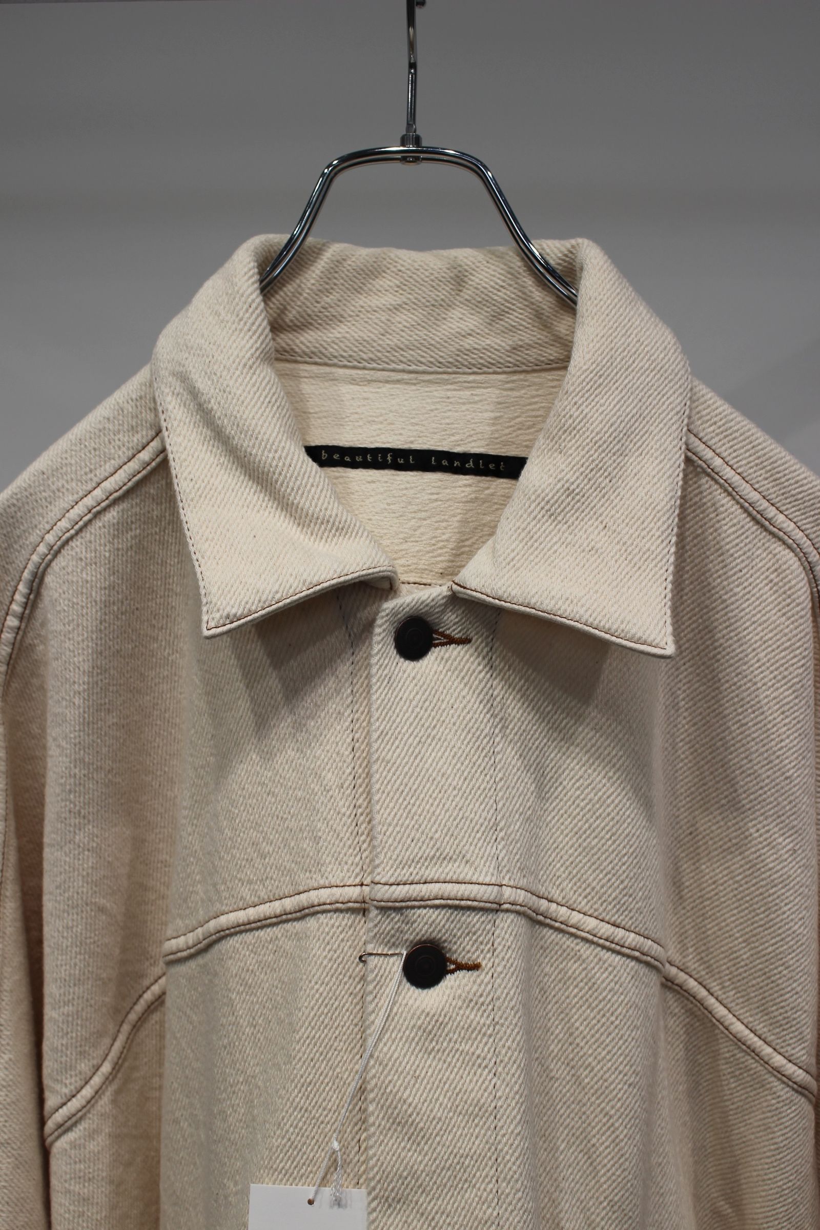 SOFT DENIM WIDE JACKET | KINARI | ソフトデニムジャケット